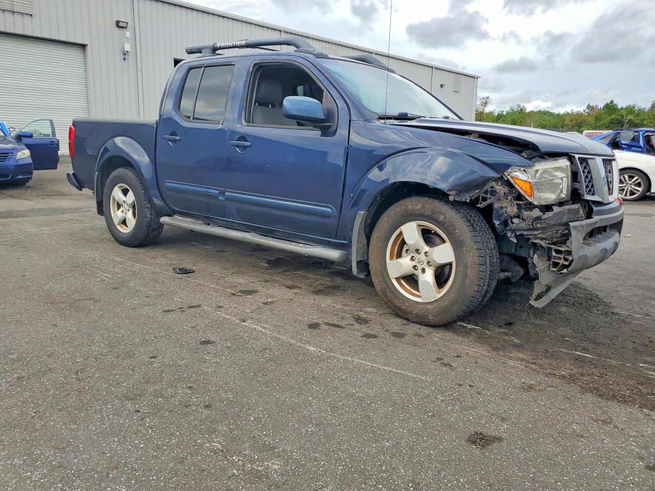 2007 Nissan Frontier Se Синий vin: 1N6AD07U47C419234