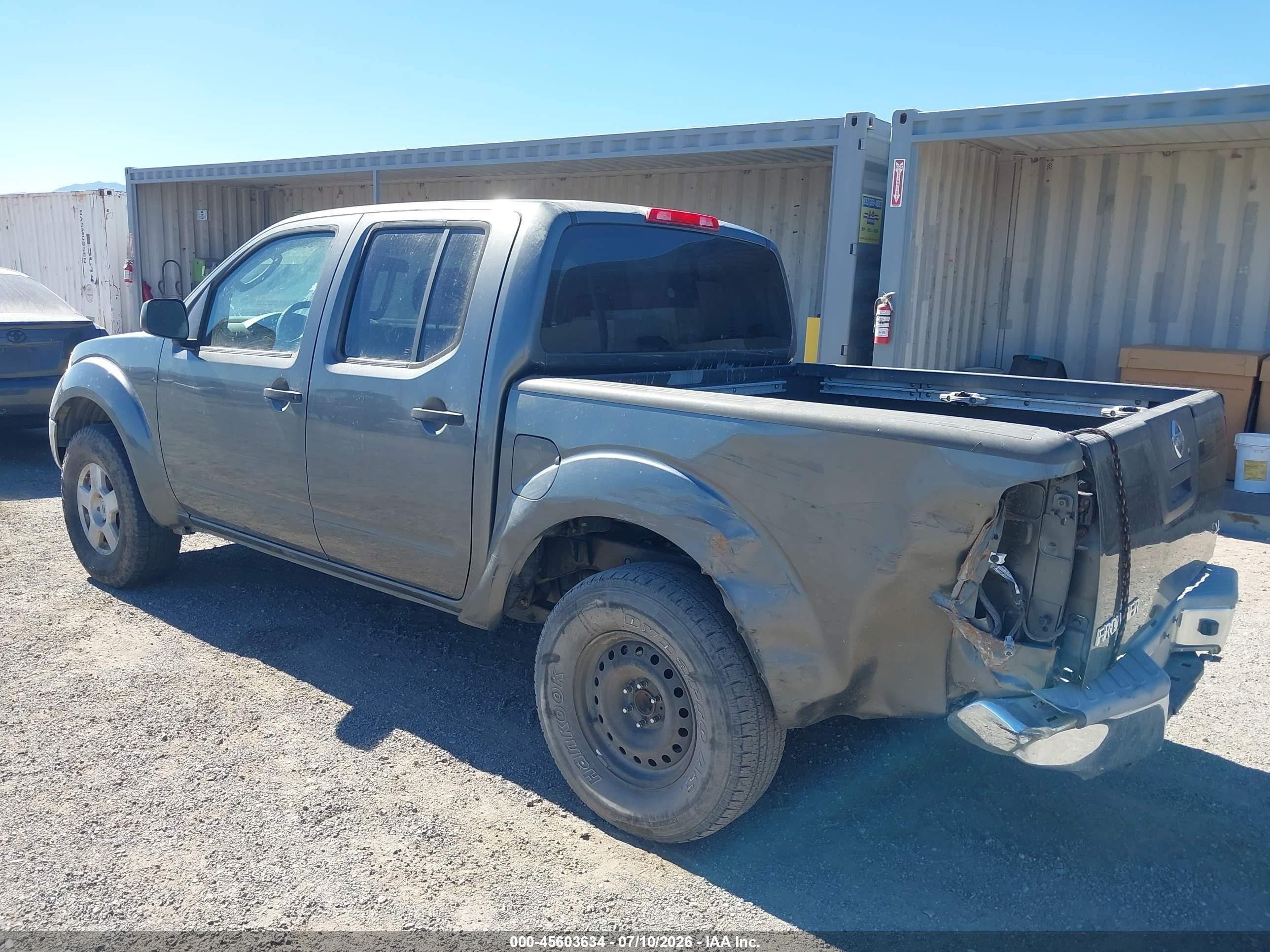 2007 Nissan Frontier Se Gray vin: 1N6AD07U47C427124