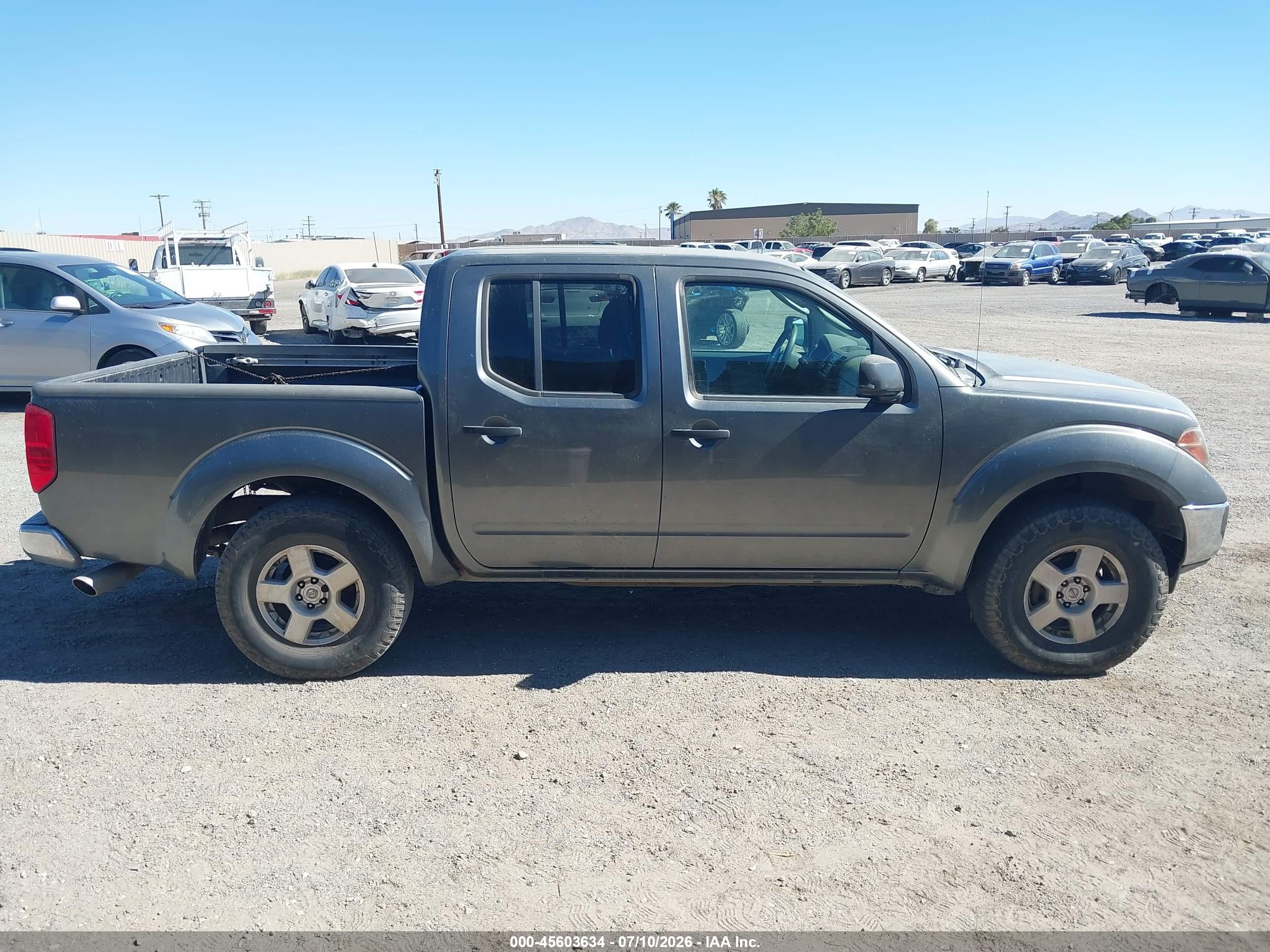 2007 Nissan Frontier Se Gray vin: 1N6AD07U47C427124