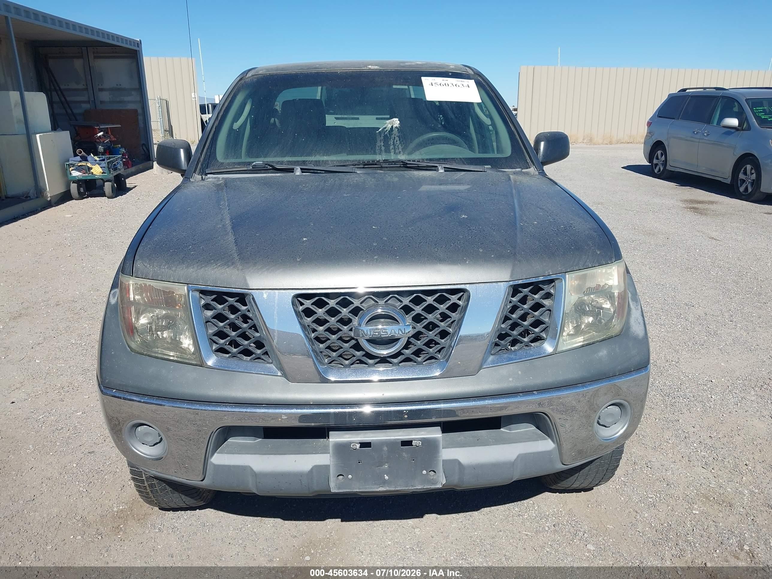 2007 Nissan Frontier Se Gray vin: 1N6AD07U47C427124