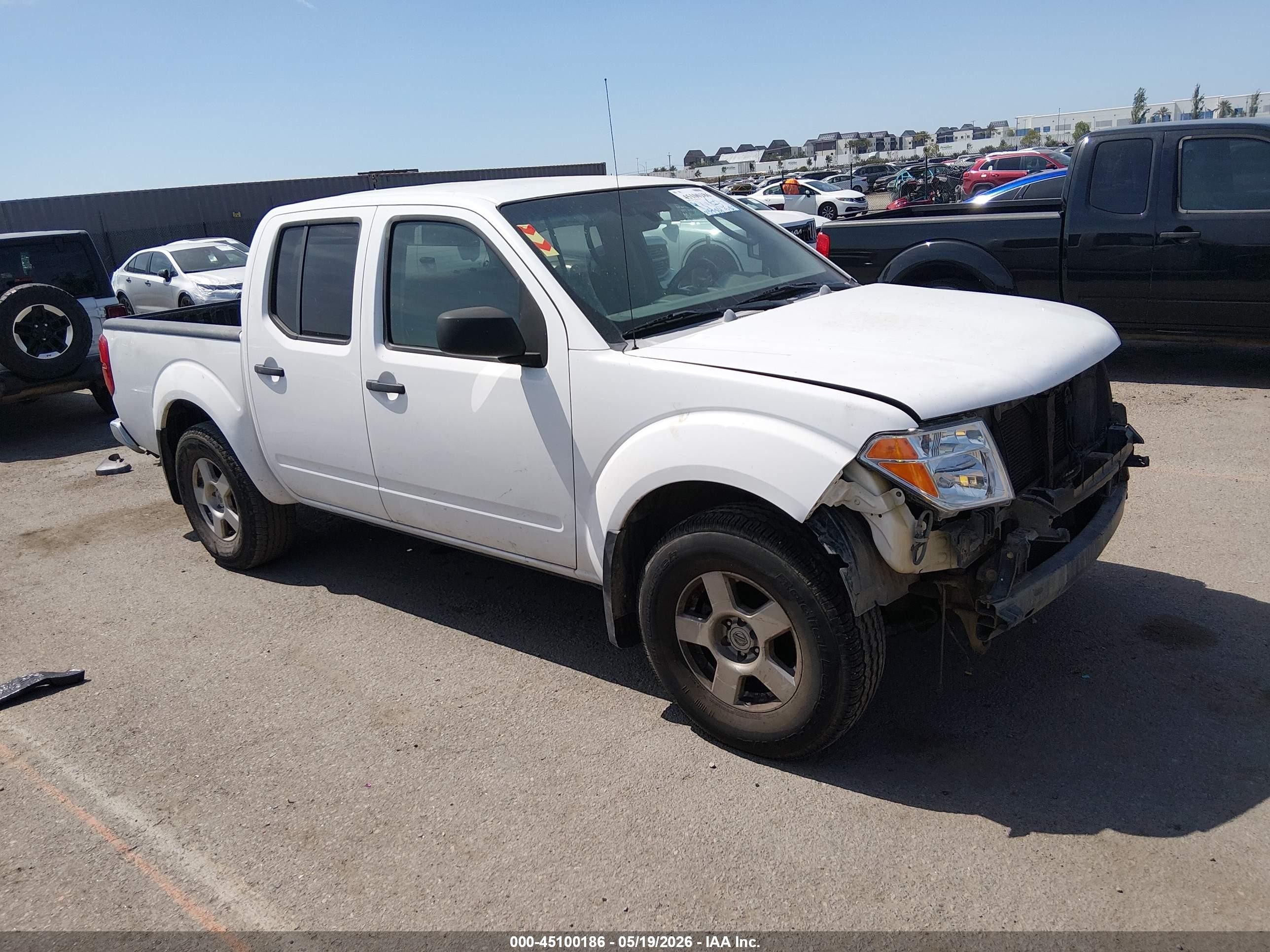 2007 Nissan Frontier Se White vin: 1N6AD07U47C447194