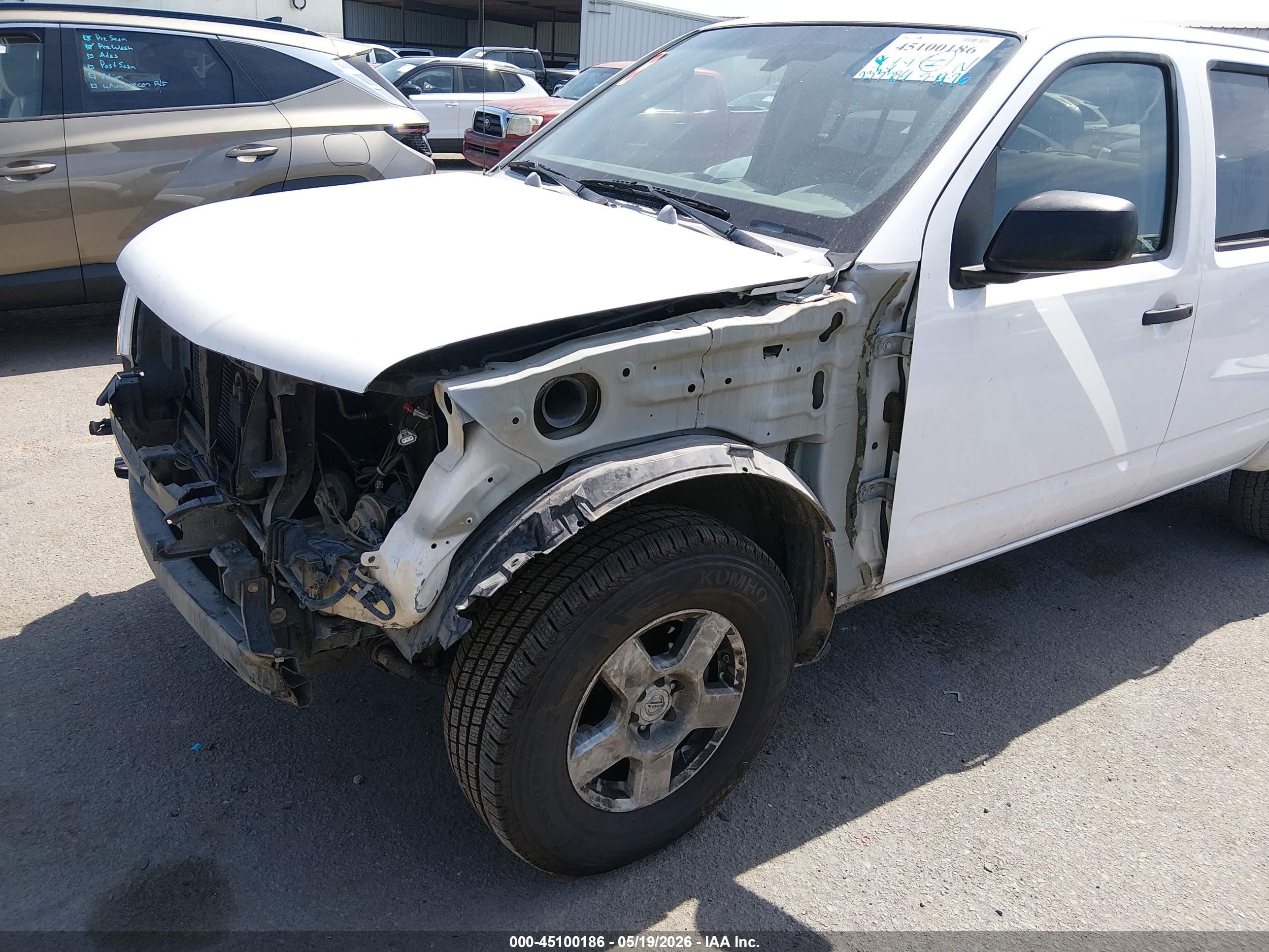 2007 Nissan Frontier Se White vin: 1N6AD07U47C447194