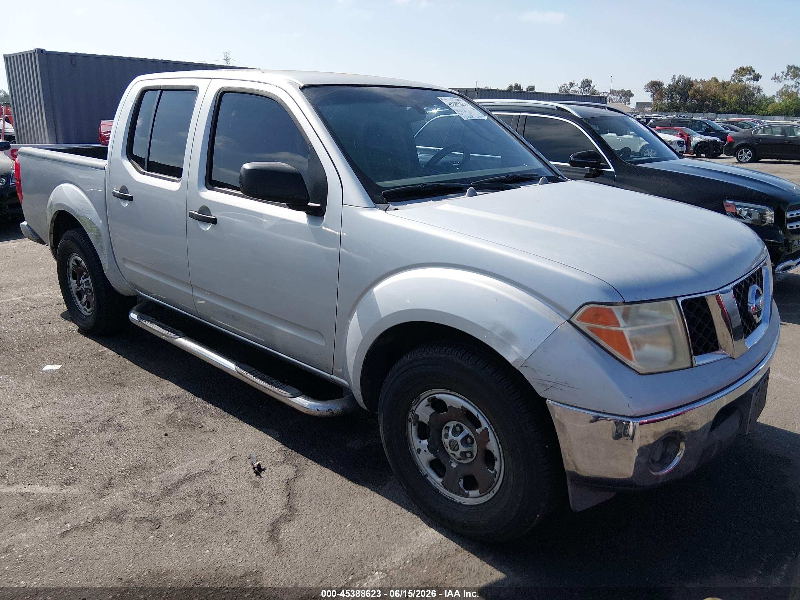 2007 Nissan Frontier Se Silver vin: 1N6AD07U47C458227