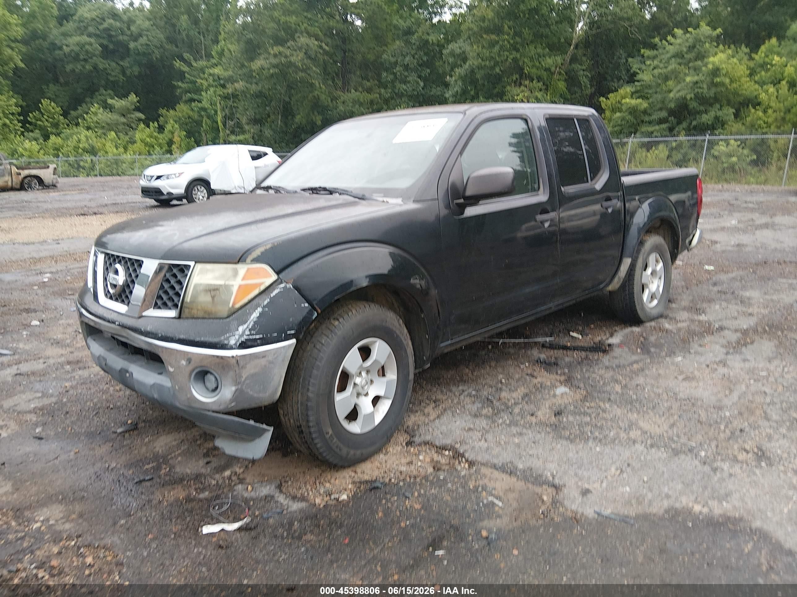 2008 Nissan Frontier Se Black vin: 1N6AD07U48C422362