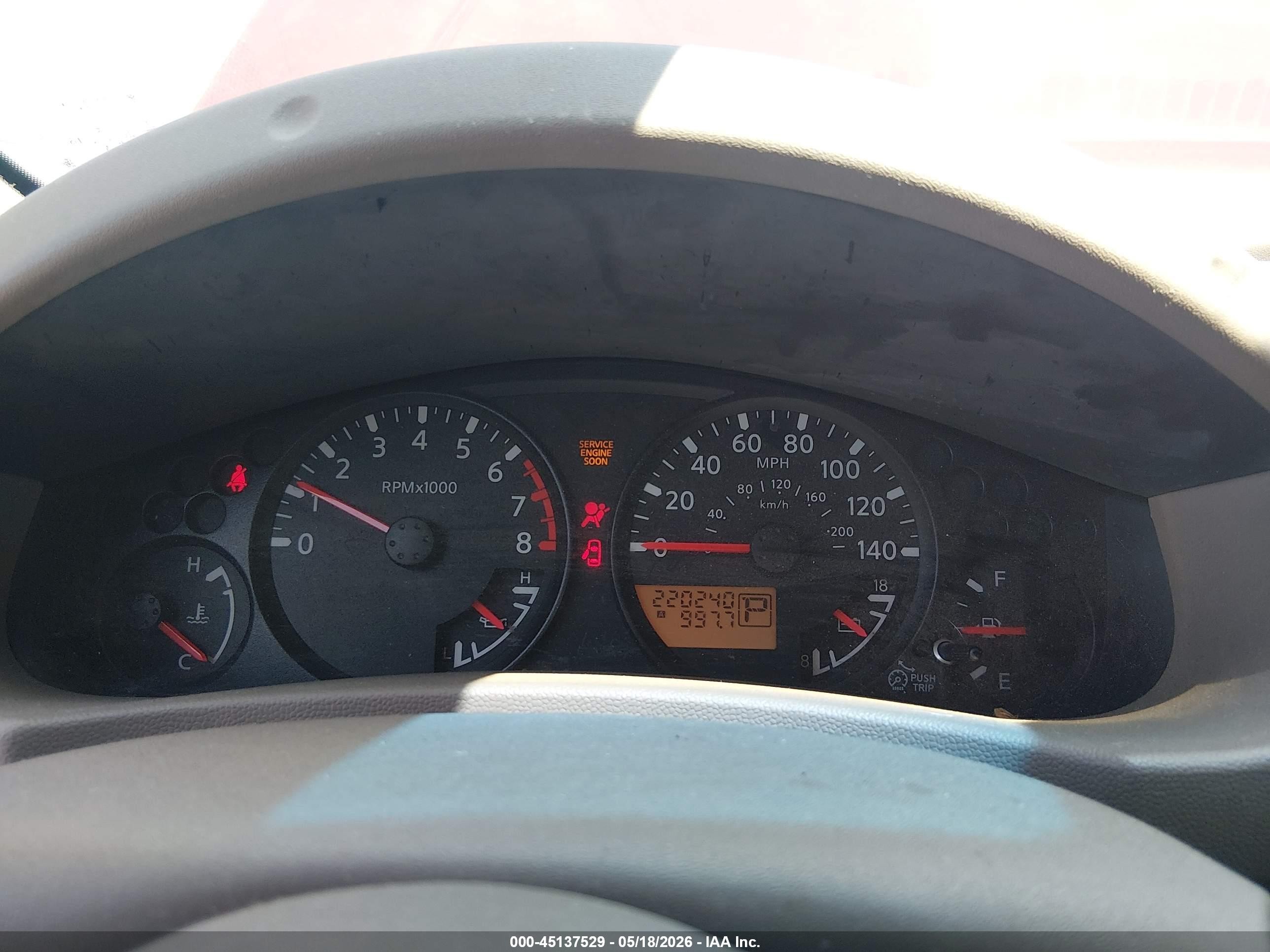 2008 Nissan Frontier Se Red vin: 1N6AD07U48C441624