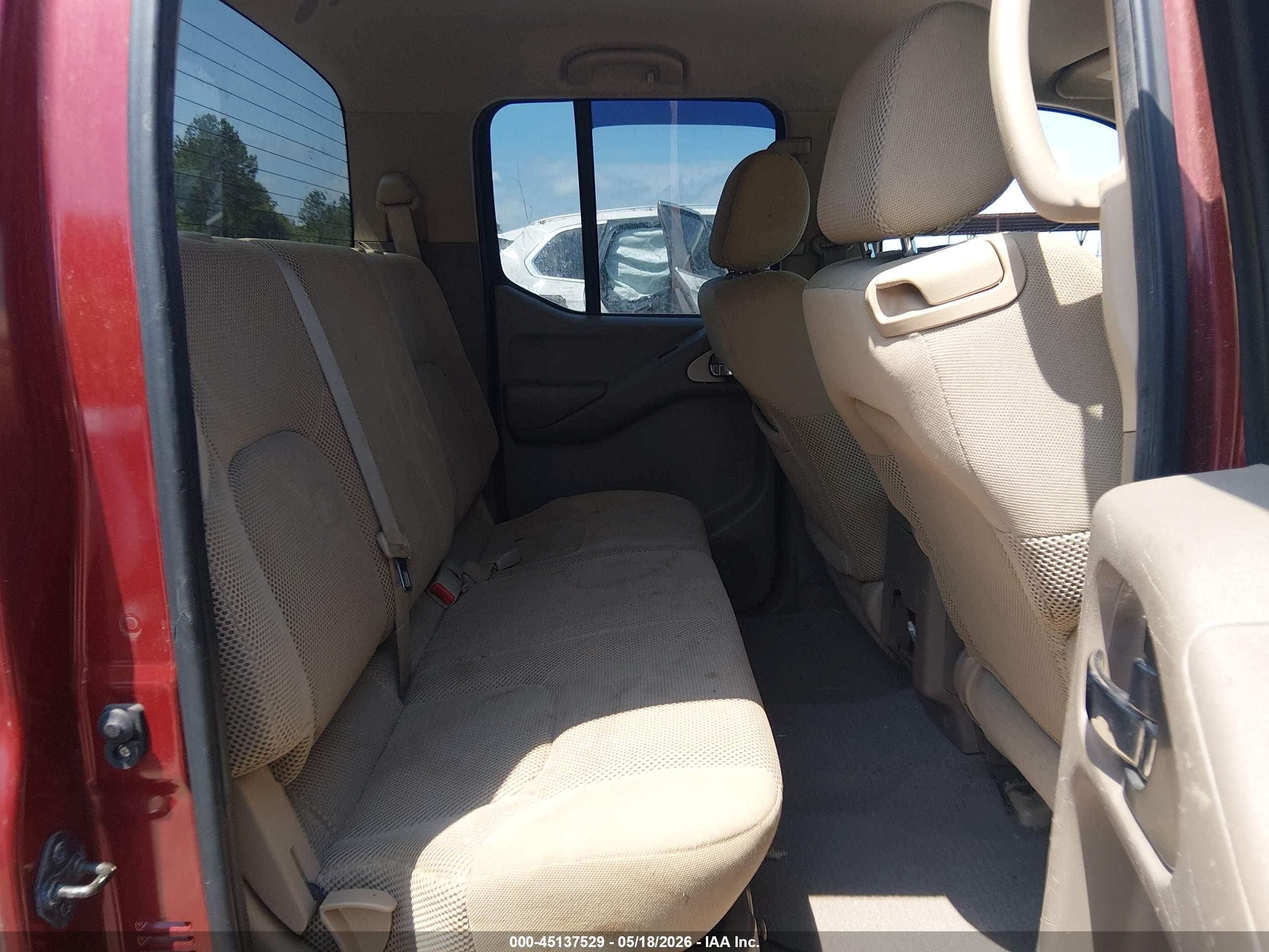 2008 Nissan Frontier Se Red vin: 1N6AD07U48C441624