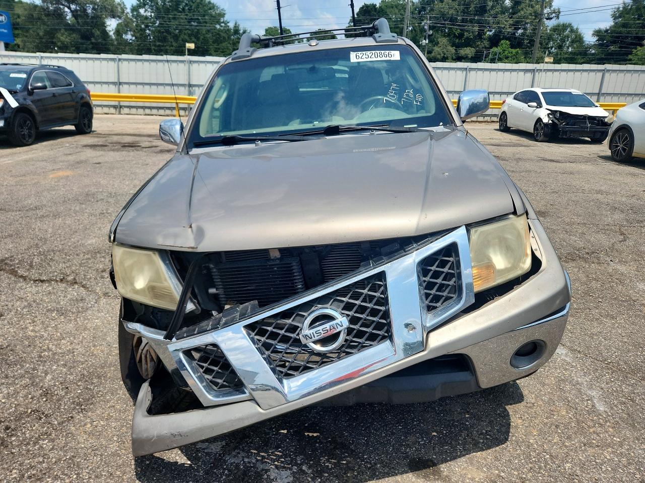 2009 Nissan Frontier Se V6 Tan vin: 1N6AD07U49C417132