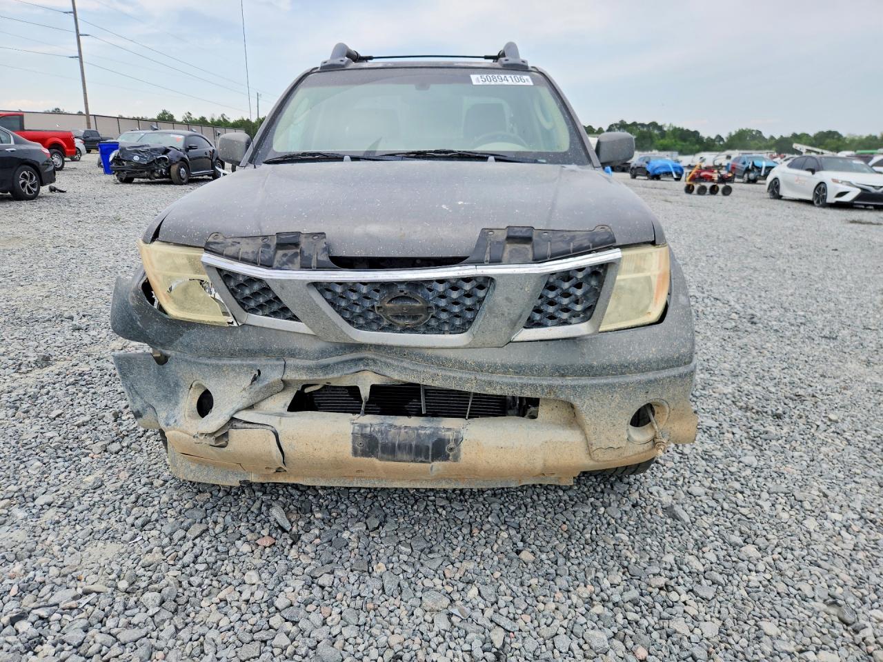 2005 Nissan Frontier Se Gray vin: 1N6AD07U55C413763
