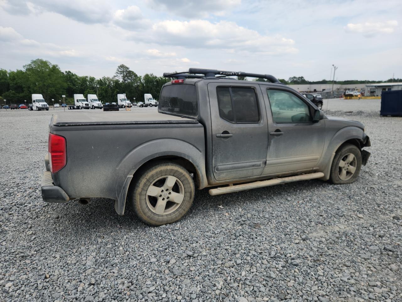 2005 Nissan Frontier Se Gray vin: 1N6AD07U55C413763