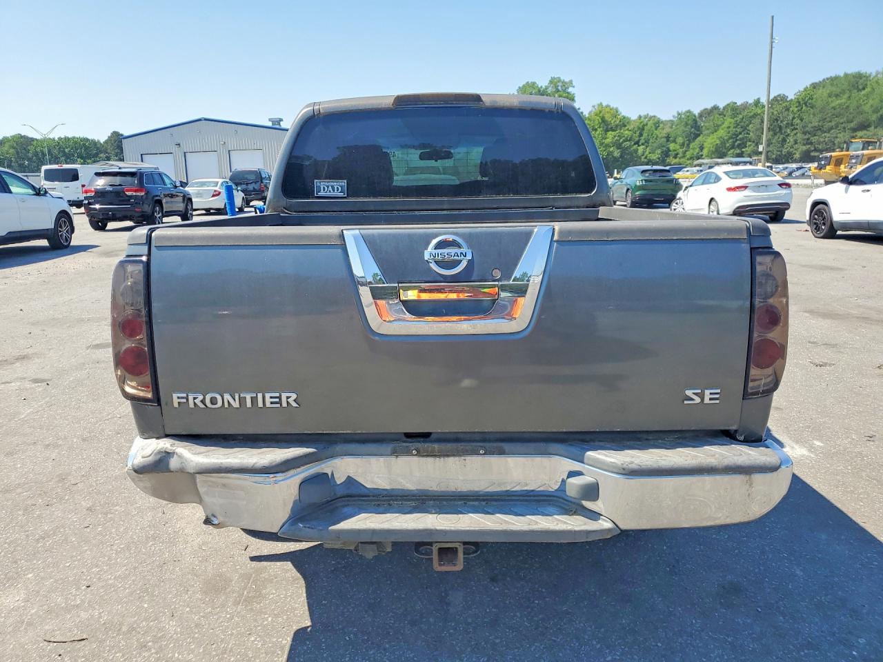 2005 Nissan Frontier Se Gray vin: 1N6AD07U55C429218