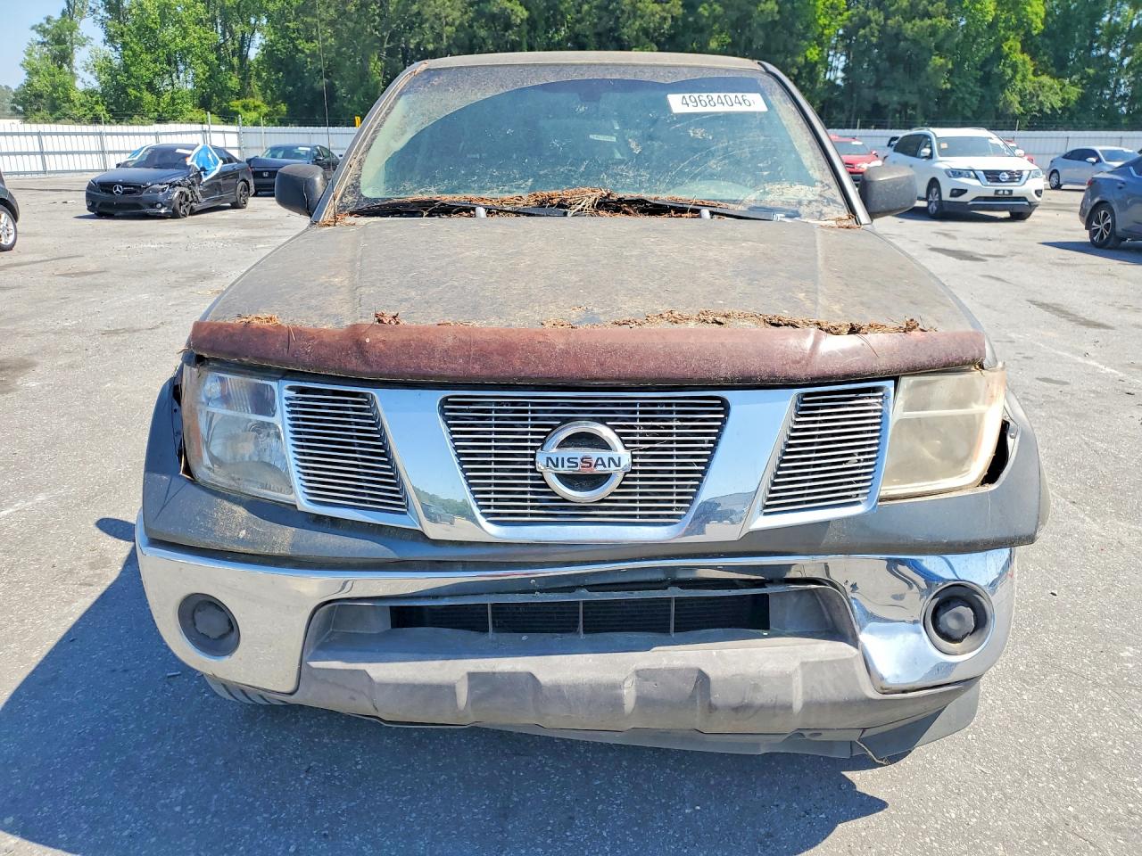 2005 Nissan Frontier Se Gray vin: 1N6AD07U55C429218