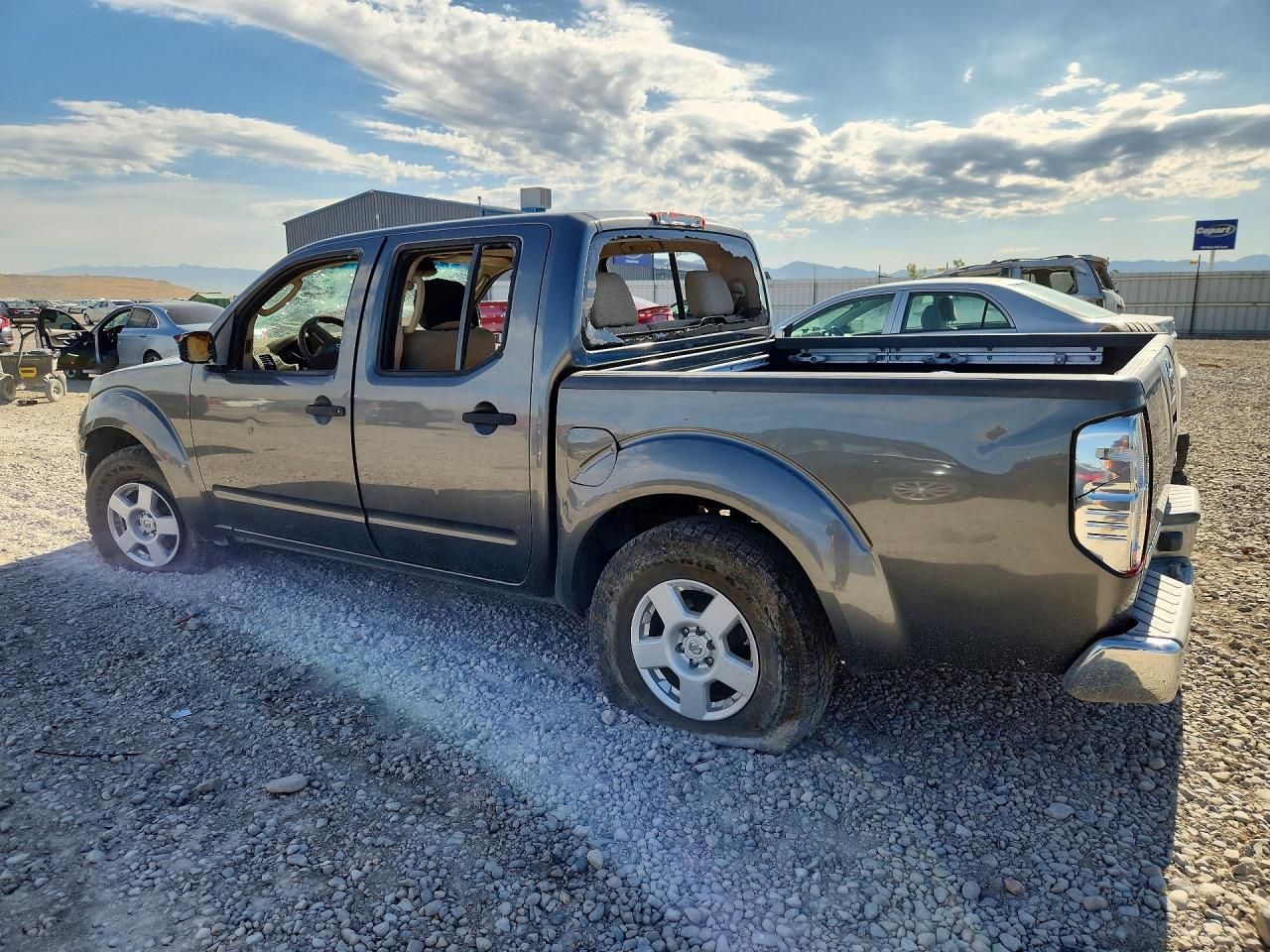 2005 Nissan Frontier Se Gray vin: 1N6AD07U55C433298