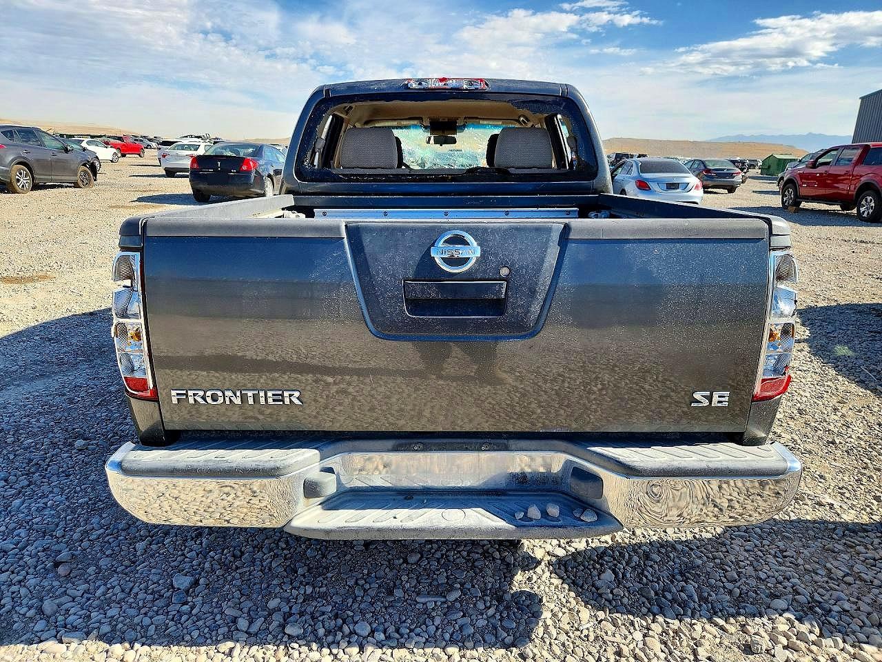2005 Nissan Frontier Se Gray vin: 1N6AD07U55C433298