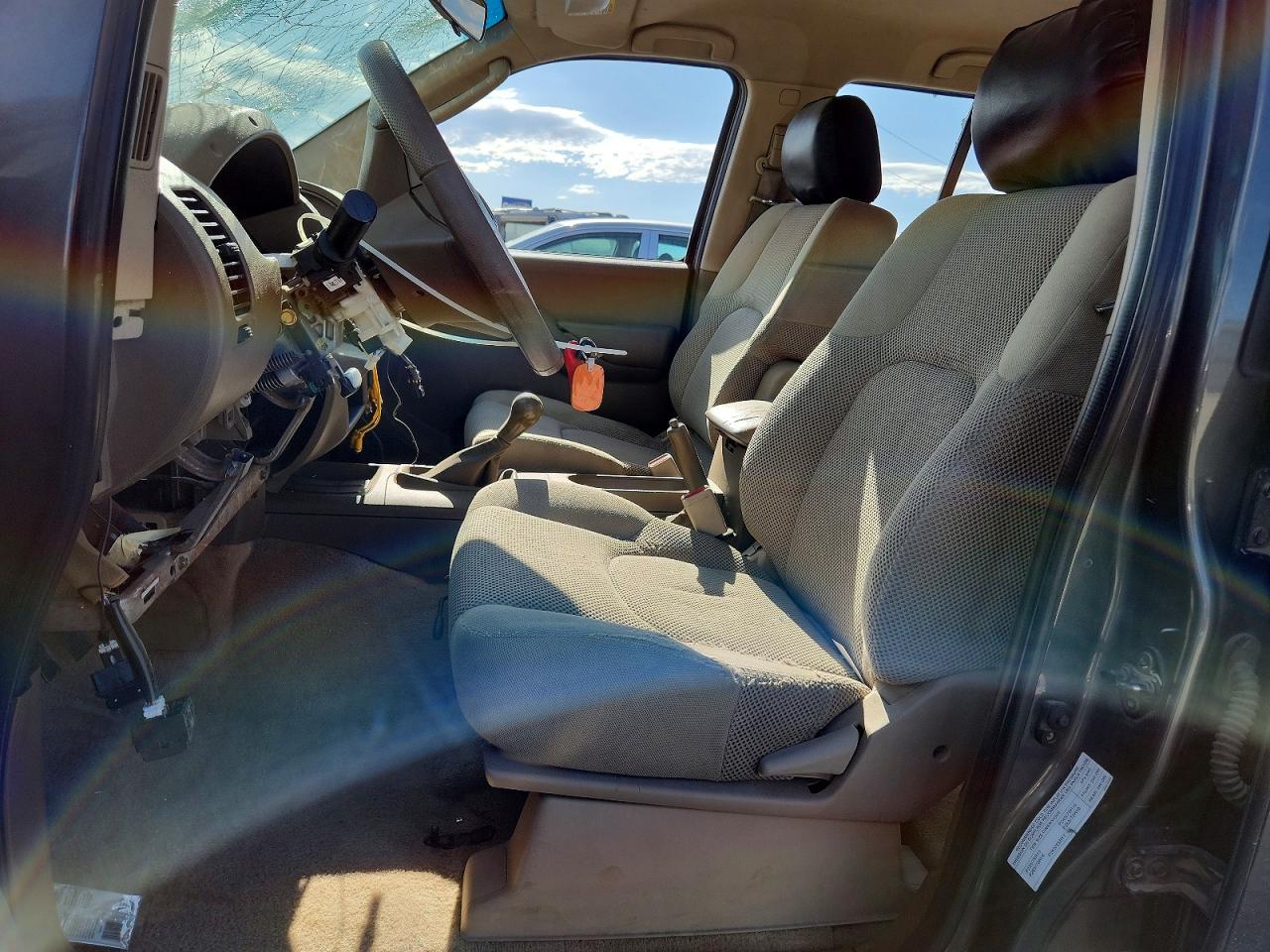 2005 Nissan Frontier Se Gray vin: 1N6AD07U55C433298