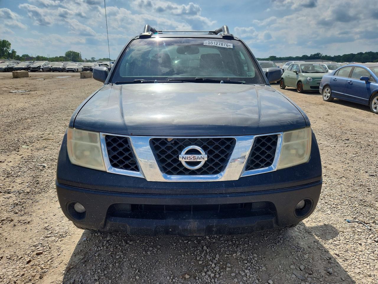 2005 Nissan Frontier Se Gray vin: 1N6AD07U55C458945