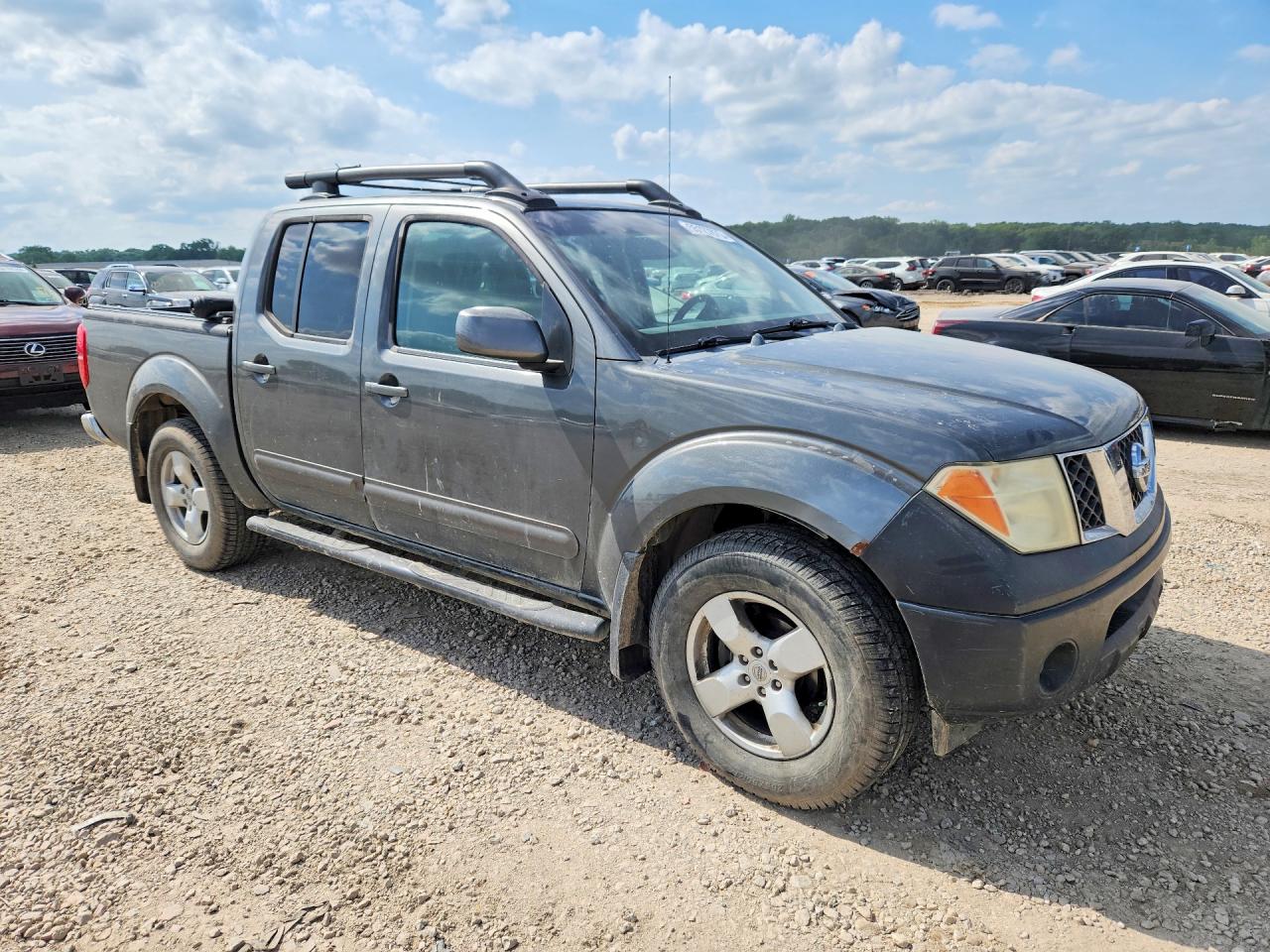 2005 Nissan Frontier Se Gray vin: 1N6AD07U55C458945