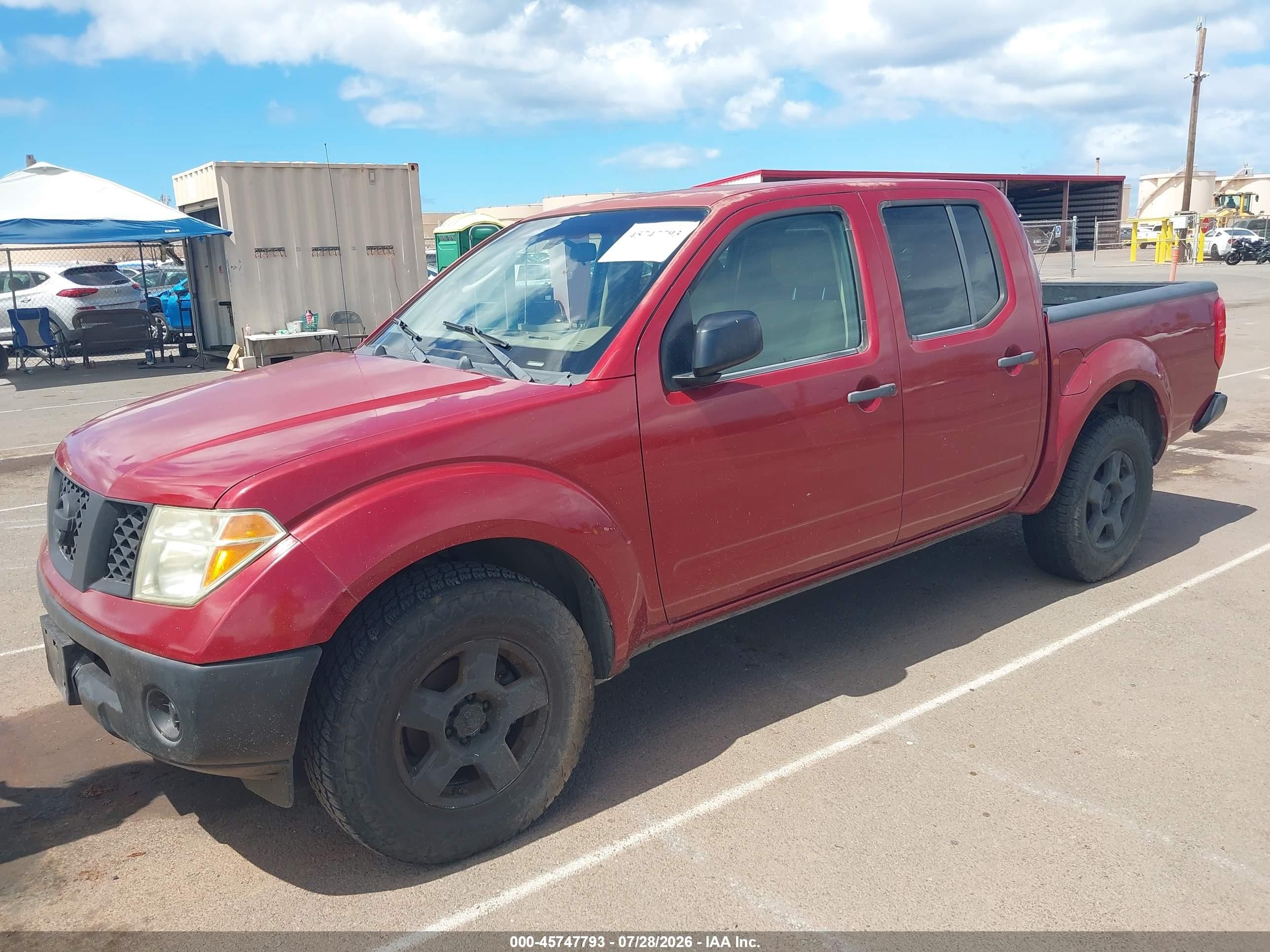 2006 Nissan Frontier Se Red vin: 1N6AD07U56C400660