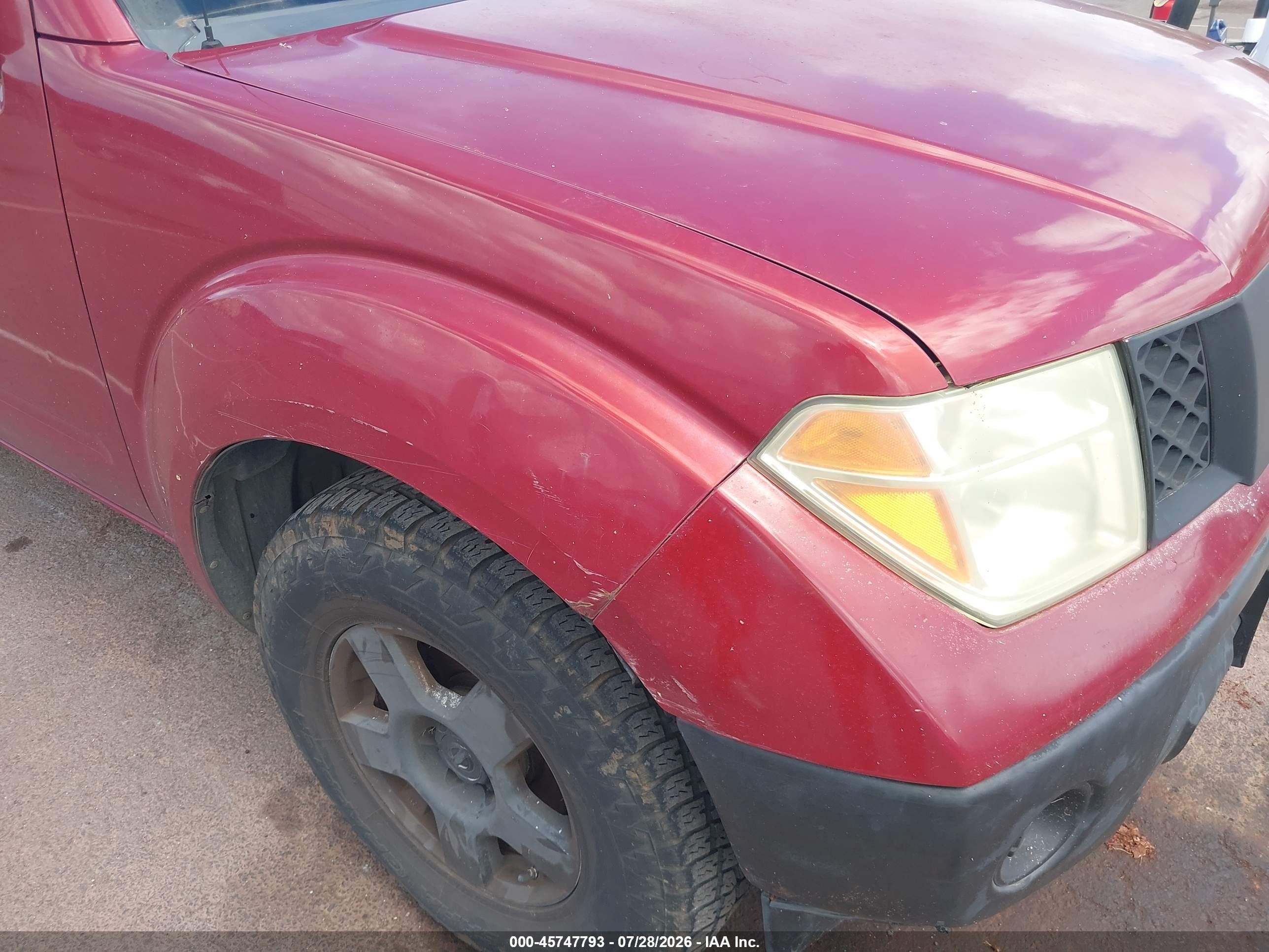2006 Nissan Frontier Se Red vin: 1N6AD07U56C400660