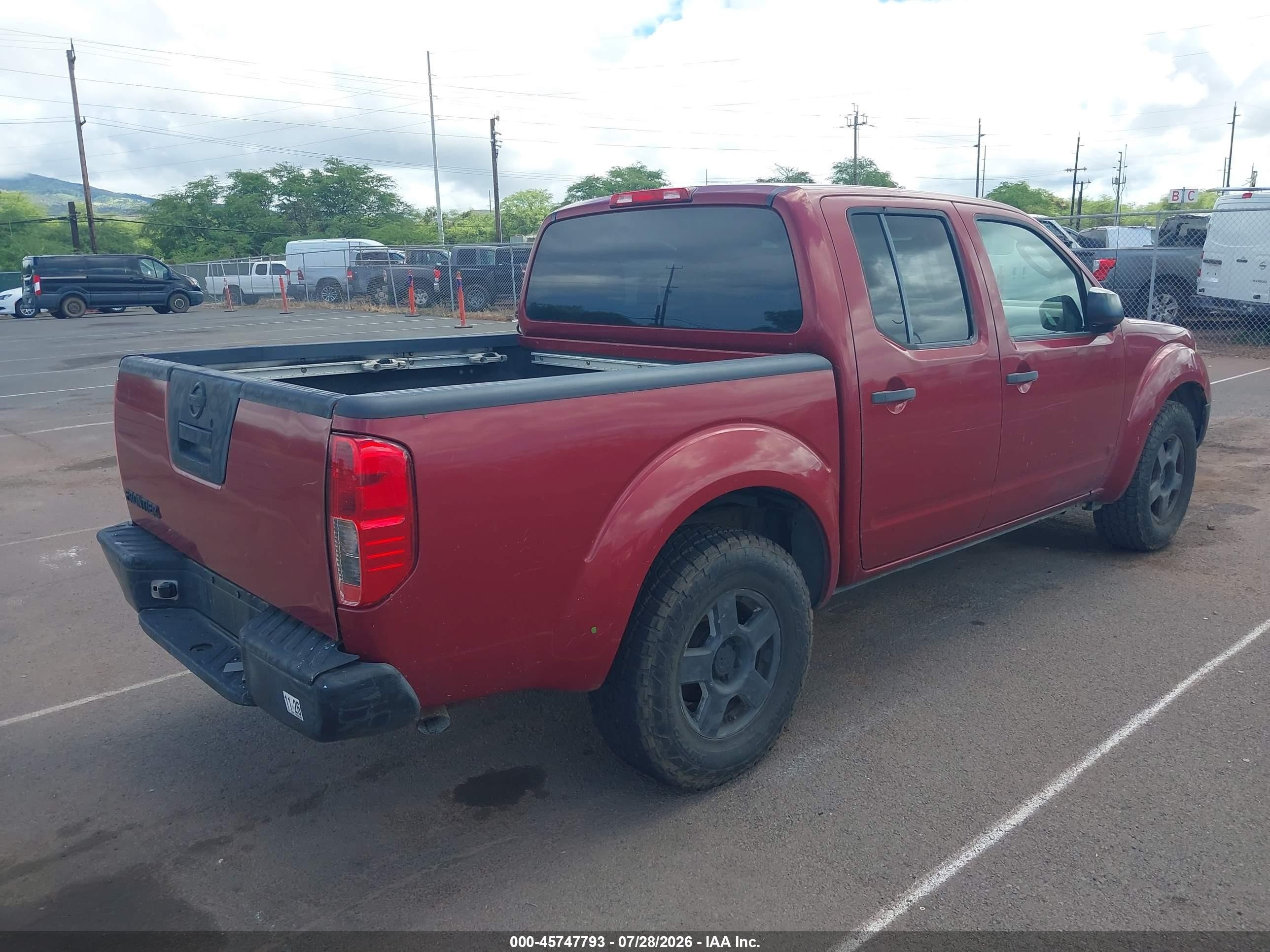 2006 Nissan Frontier Se Red vin: 1N6AD07U56C400660