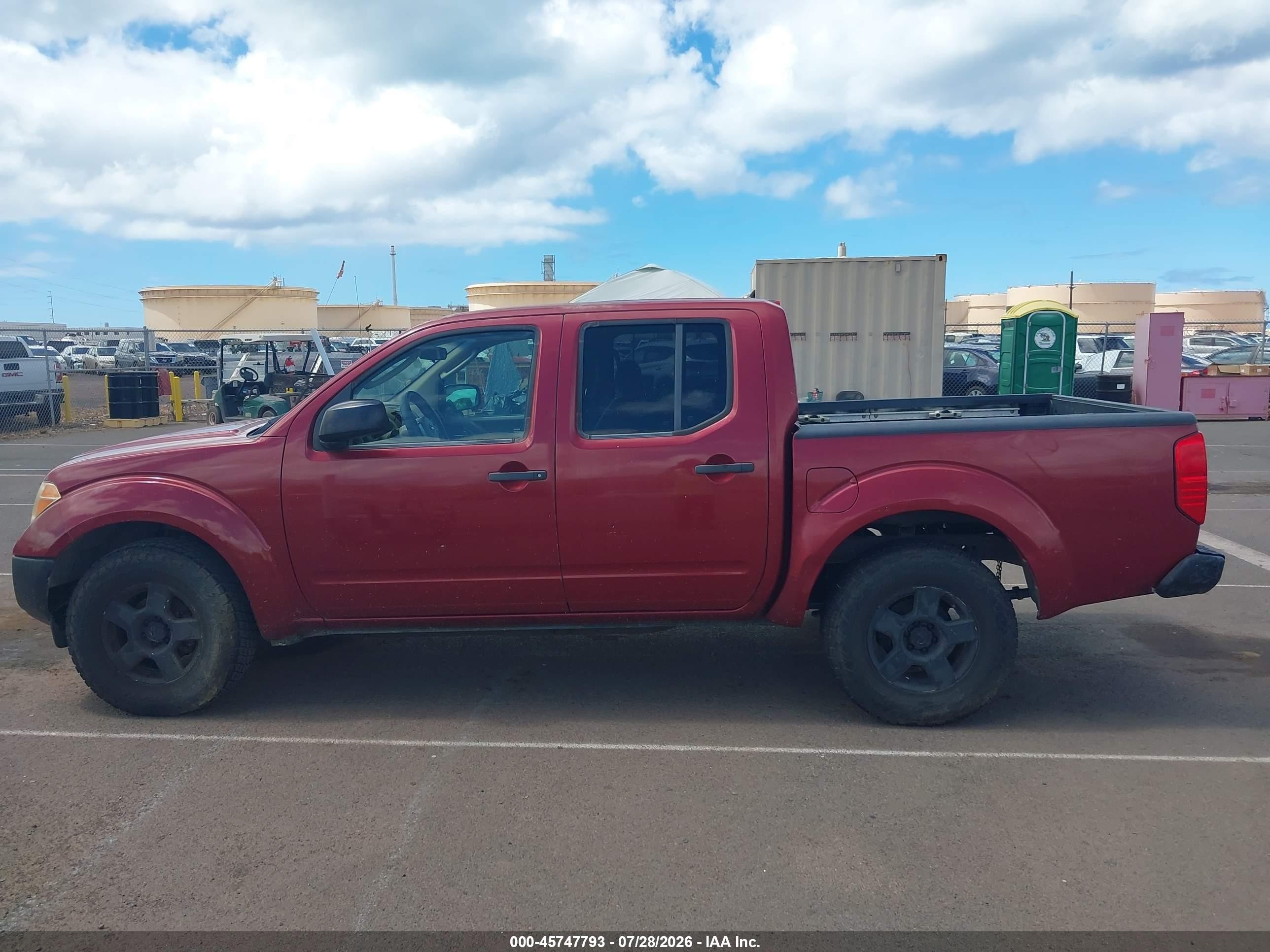 2006 Nissan Frontier Se Red vin: 1N6AD07U56C400660