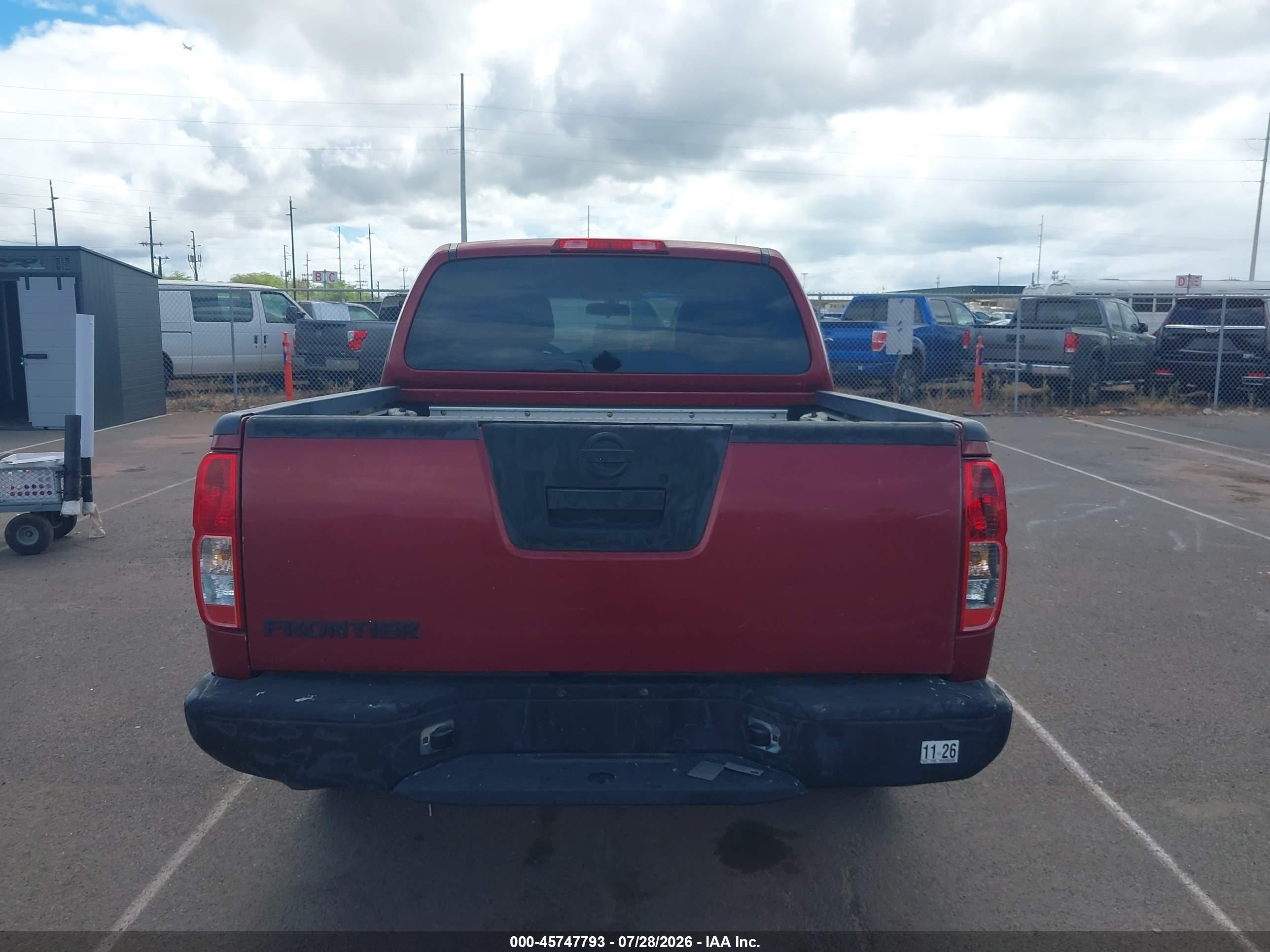2006 Nissan Frontier Se Red vin: 1N6AD07U56C400660