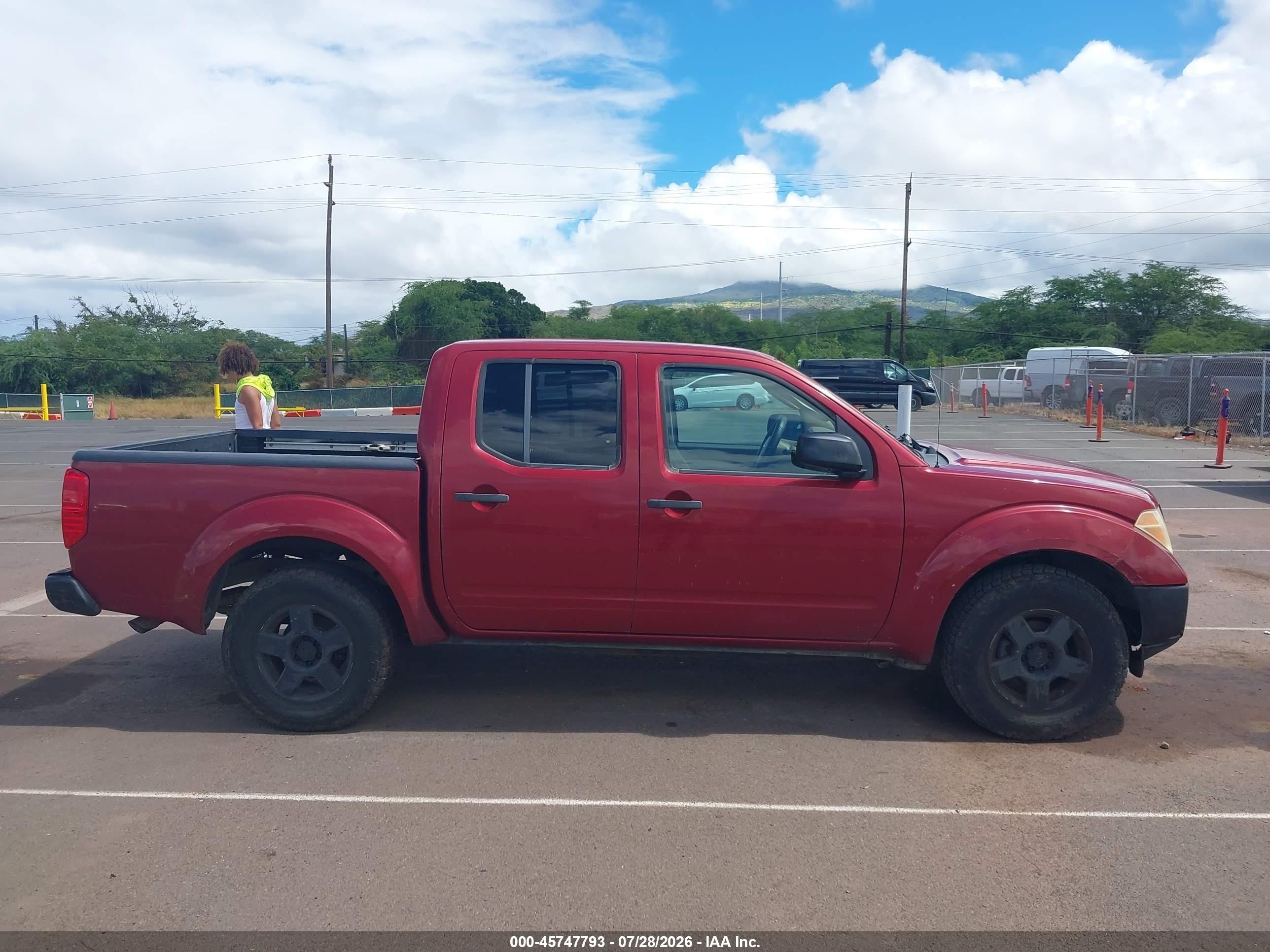 2006 Nissan Frontier Se Red vin: 1N6AD07U56C400660