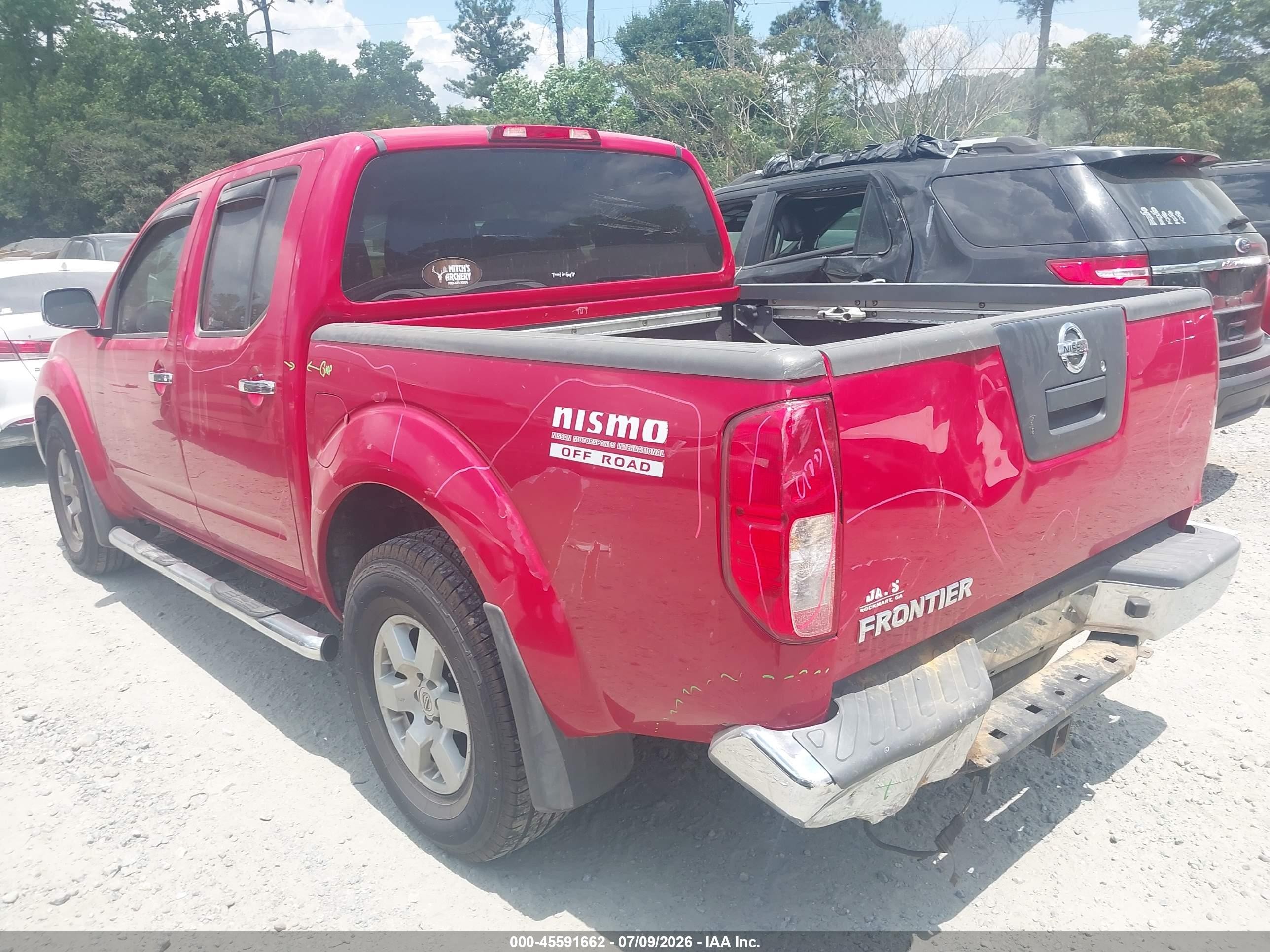 2006 Nissan Frontier Nismo Off Road Red vin: 1N6AD07U56C408953