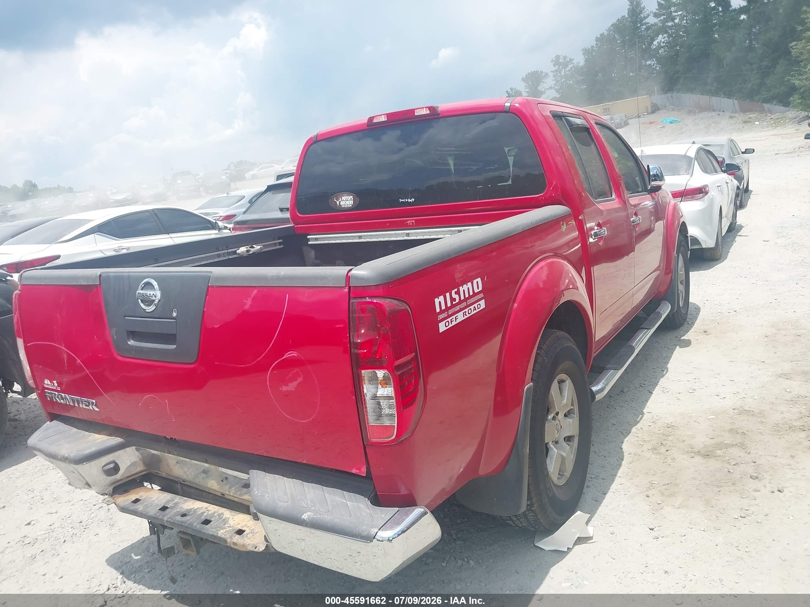 2006 Nissan Frontier Nismo Off Road Red vin: 1N6AD07U56C408953