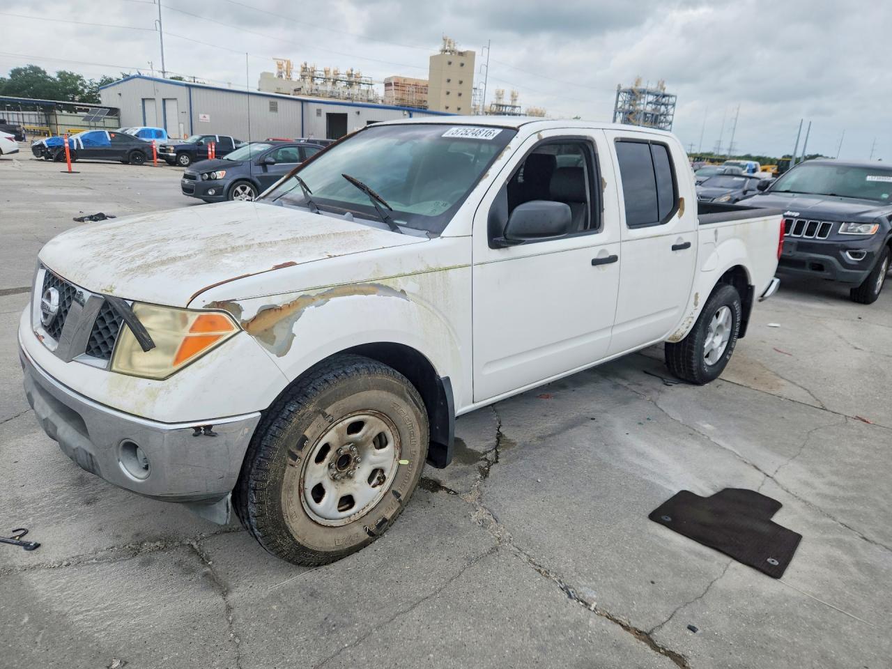 2006 Nissan Frontier Se White vin: 1N6AD07U56C441919