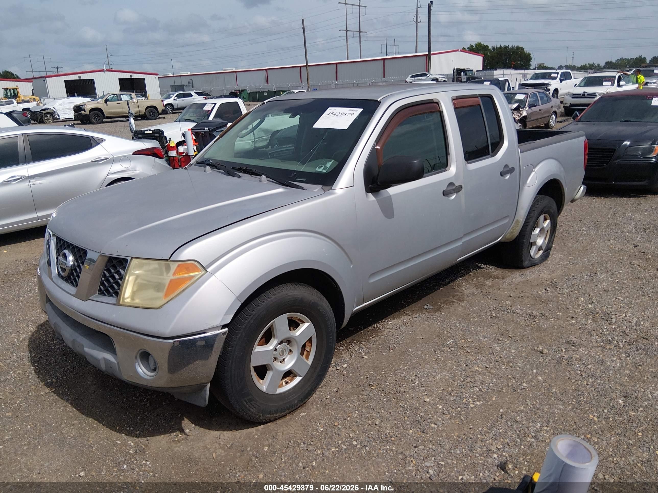 2006 Nissan Frontier Se Серебряный vin: 1N6AD07U56C444111
