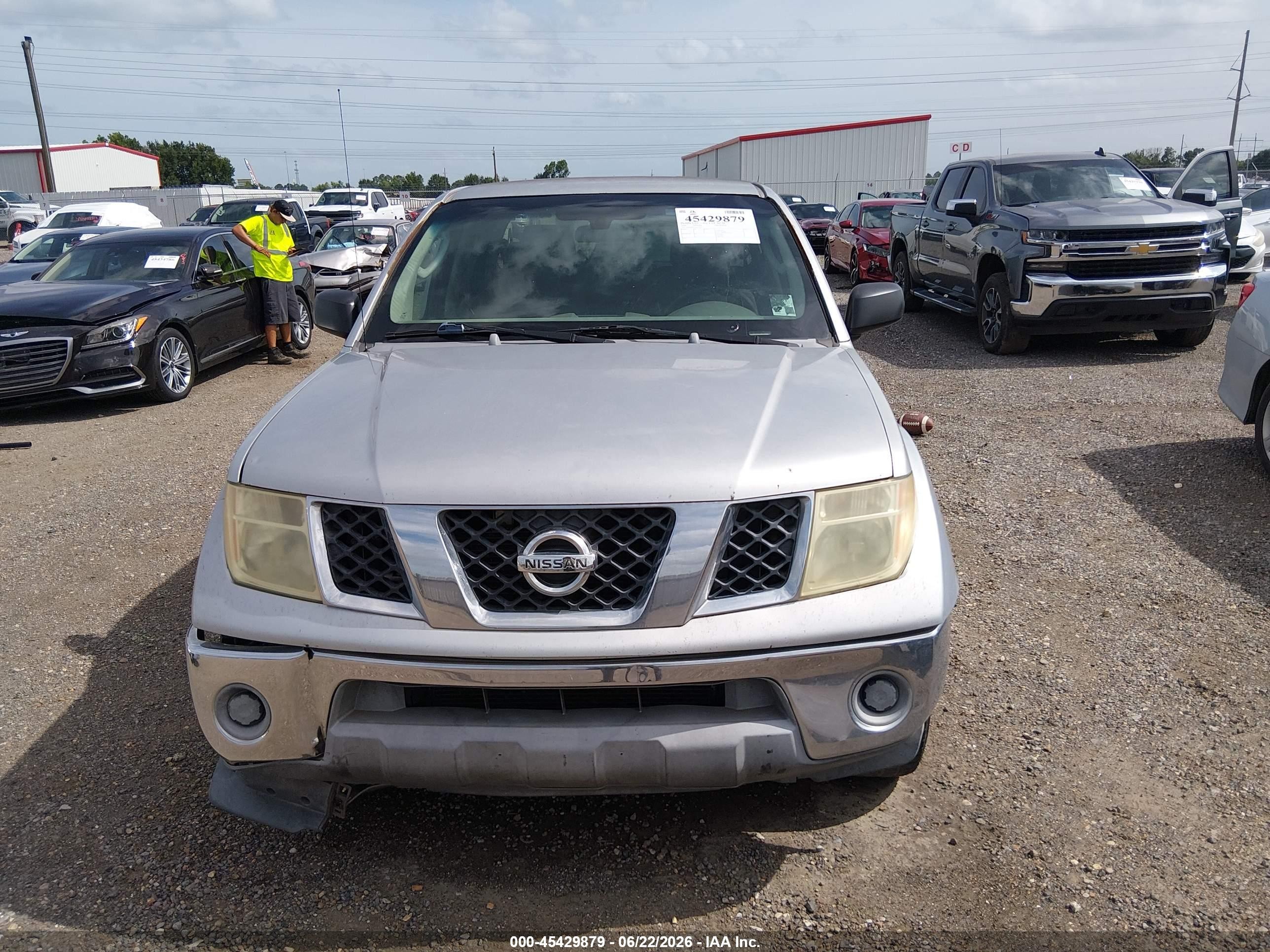 2006 Nissan Frontier Se Серебряный vin: 1N6AD07U56C444111