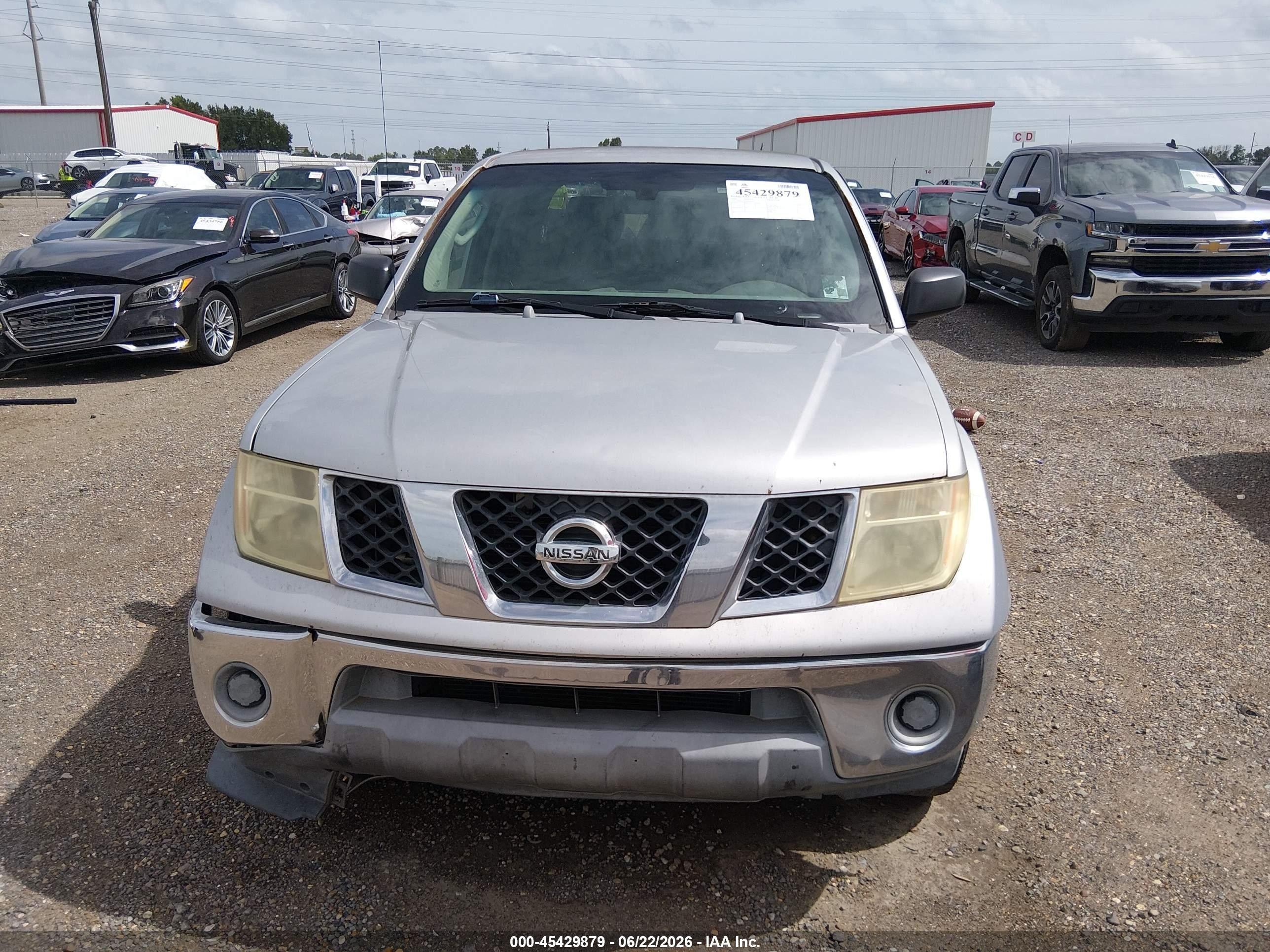 2006 Nissan Frontier Se Серебряный vin: 1N6AD07U56C444111