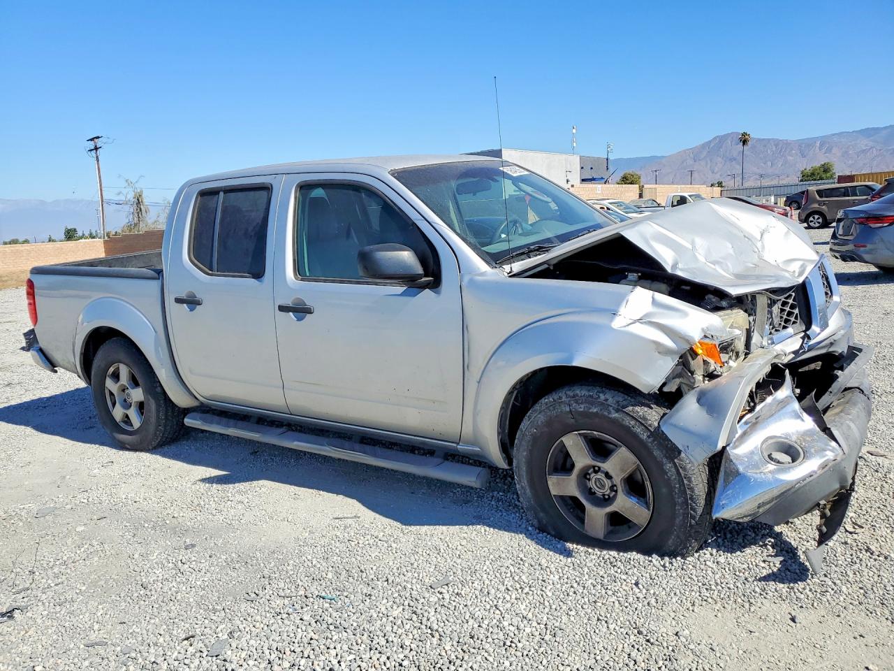 2006 Nissan Frontier Se Silver vin: 1N6AD07U56C474855