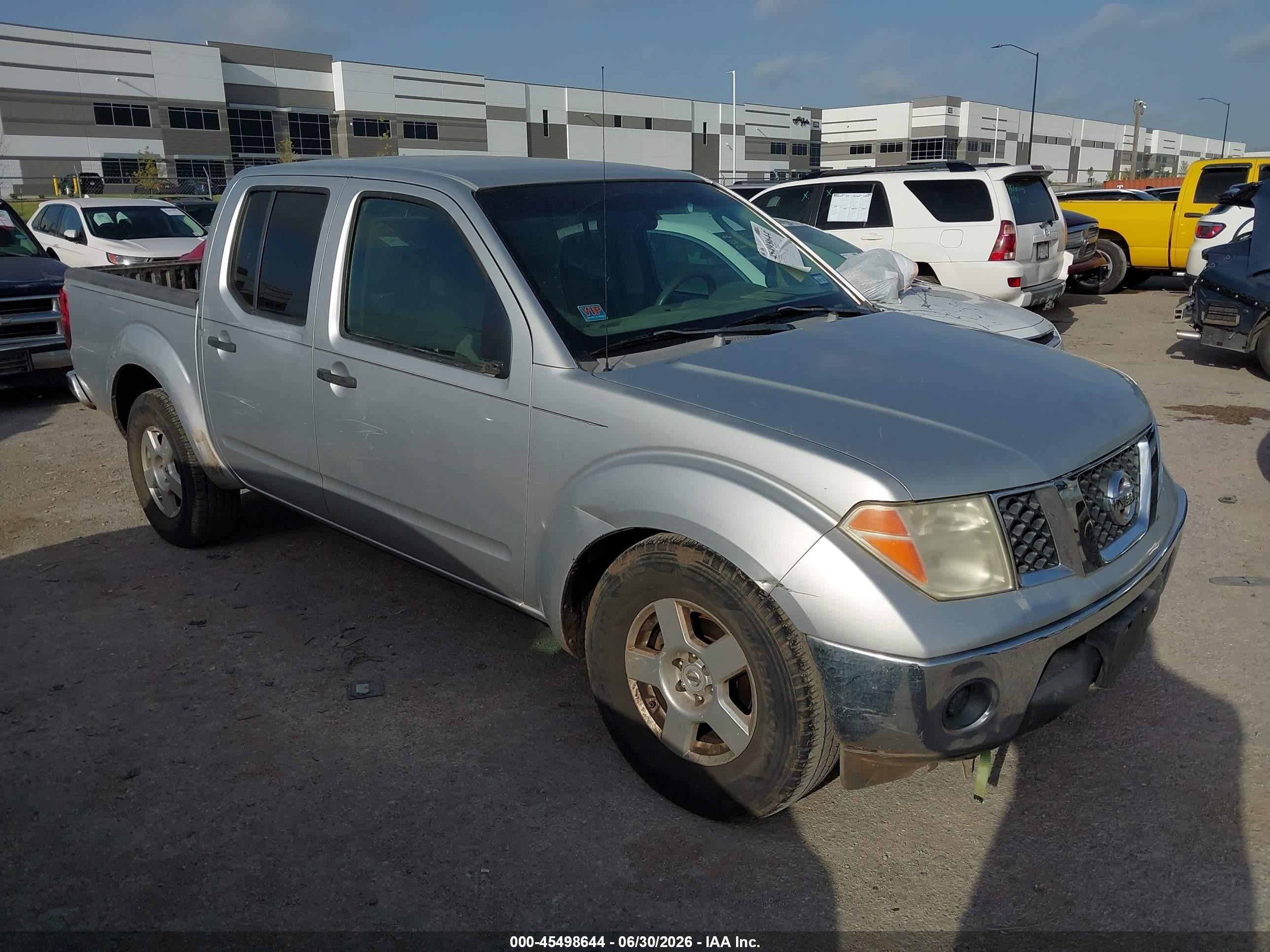 2007 Nissan Frontier Se Silver vin: 1N6AD07U57C464795