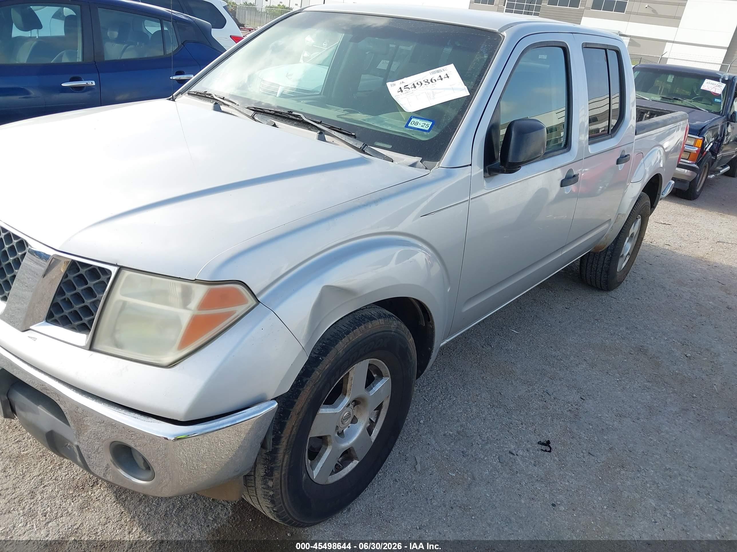 2007 Nissan Frontier Se Silver vin: 1N6AD07U57C464795