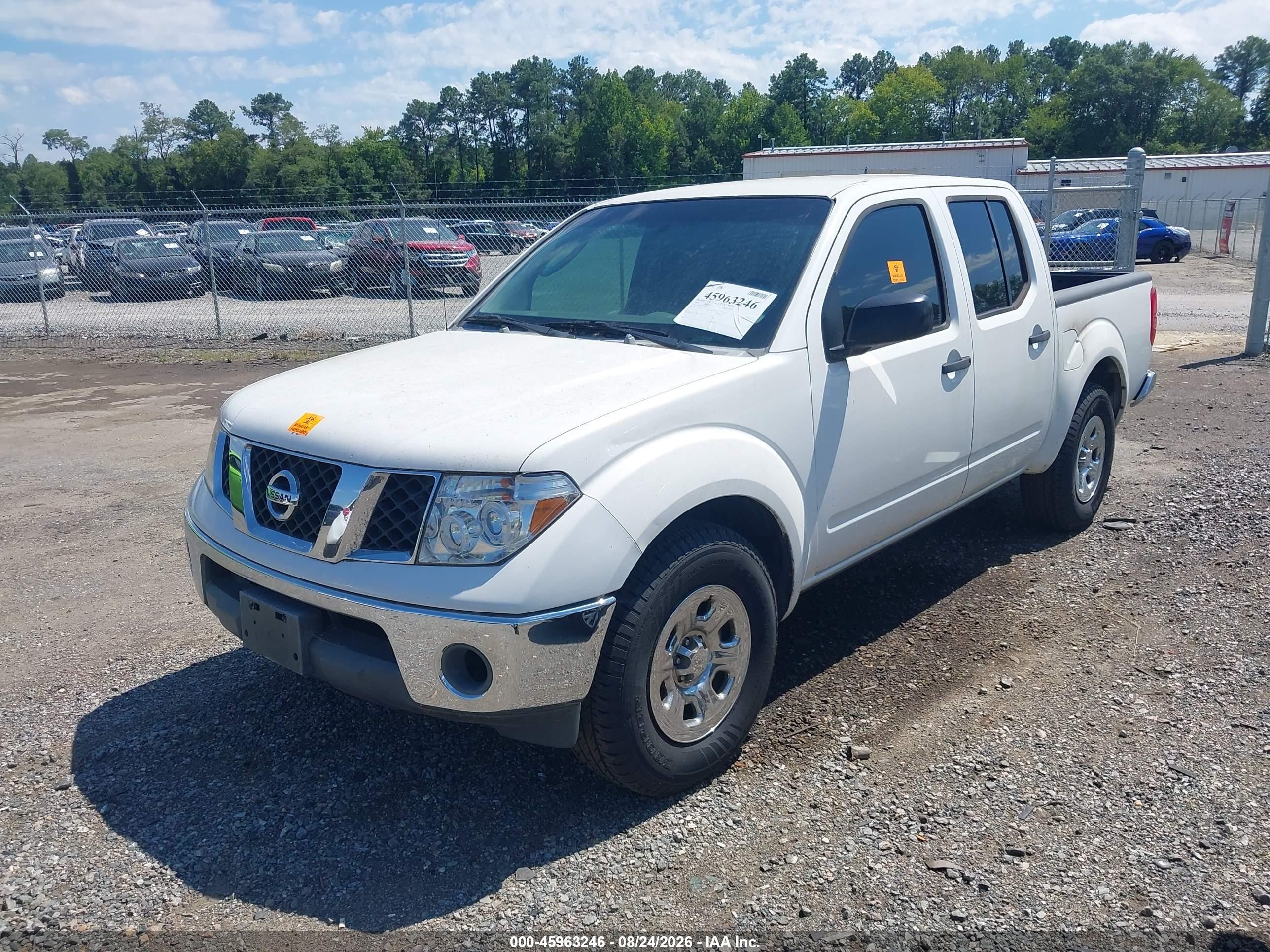 2008 Nissan Frontier Se Белый vin: 1N6AD07U58C406235