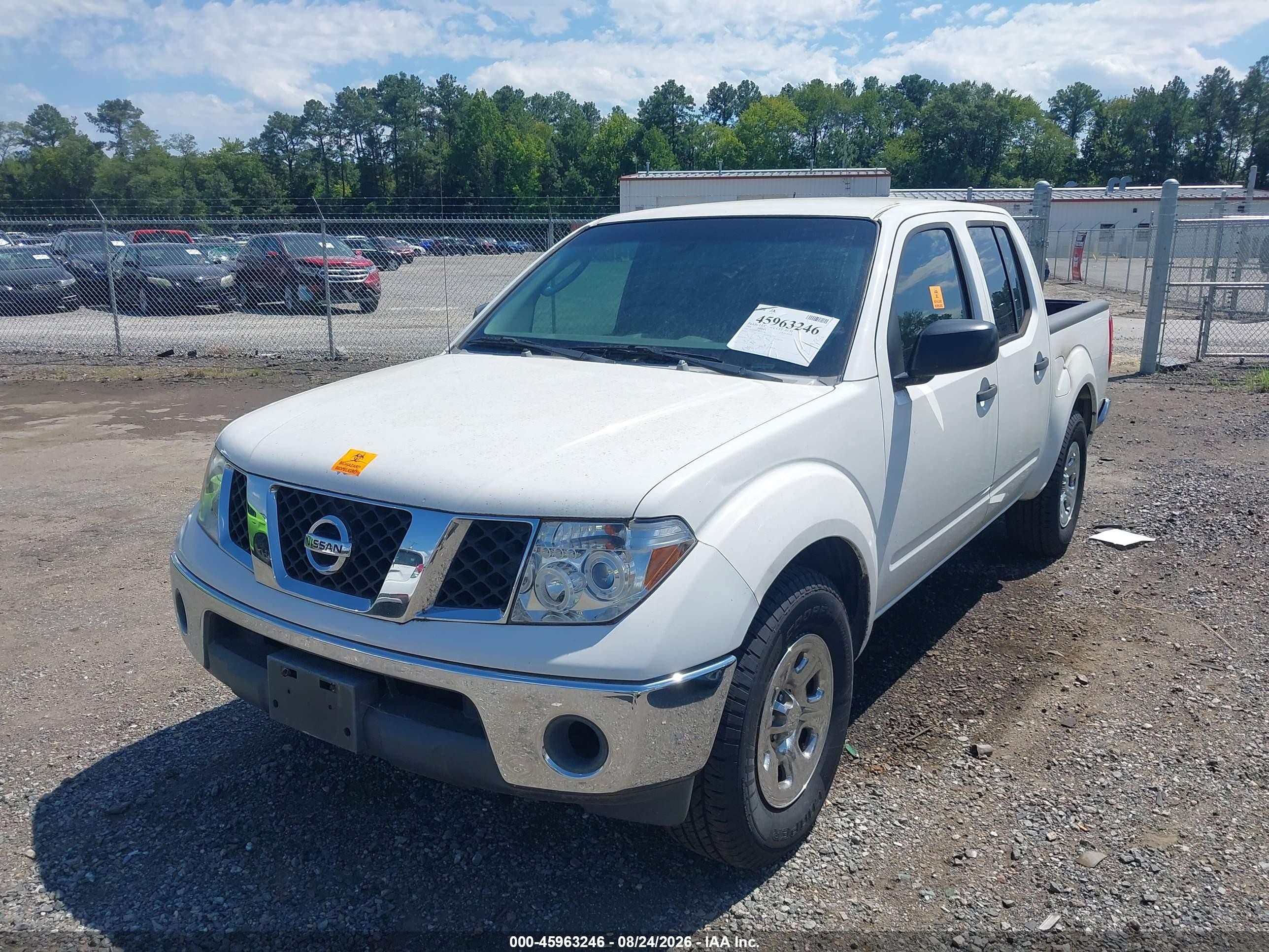 2008 Nissan Frontier Se Белый vin: 1N6AD07U58C406235