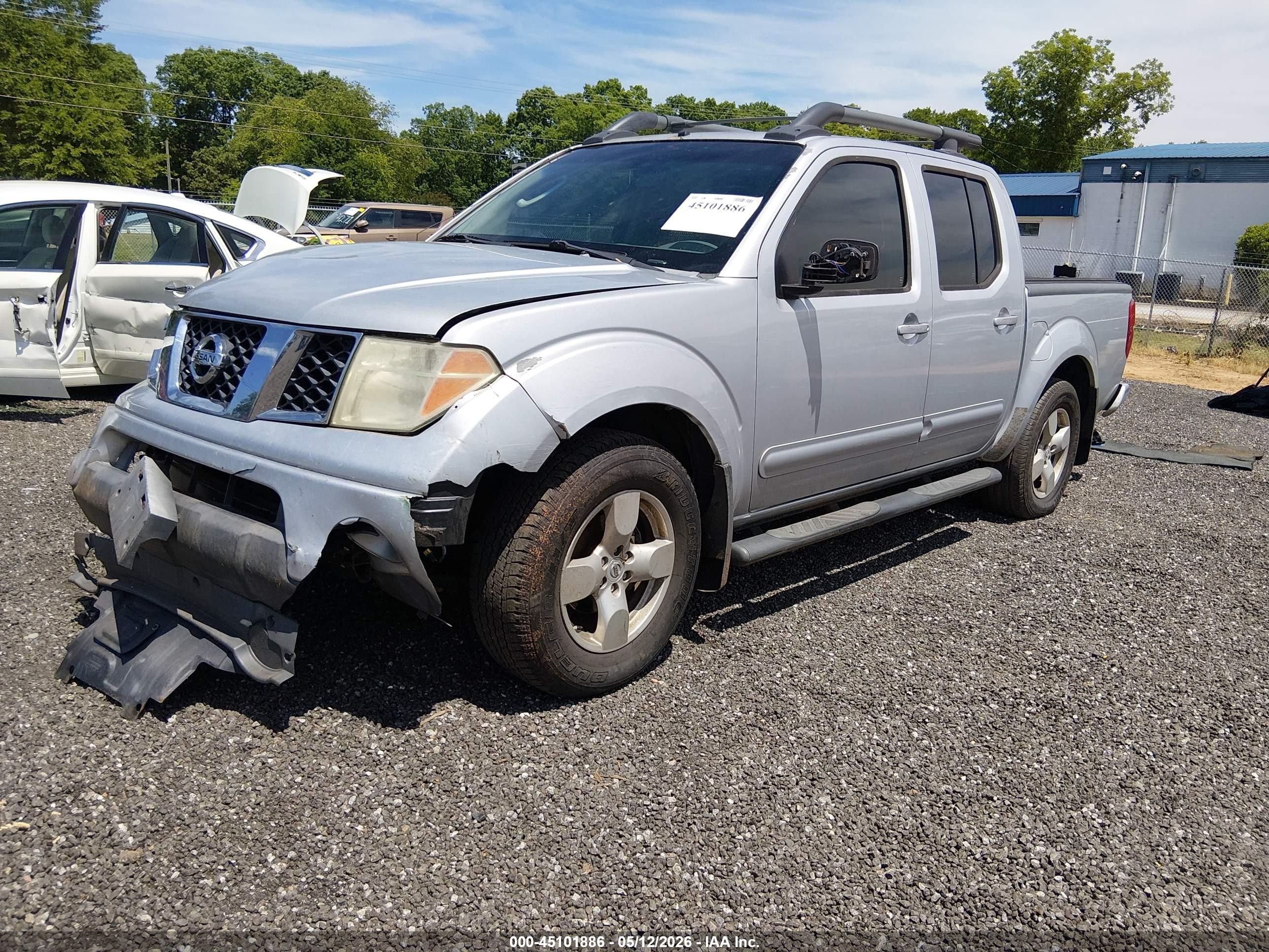 2008 Nissan Frontier Le Серебряный vin: 1N6AD07U58C450672
