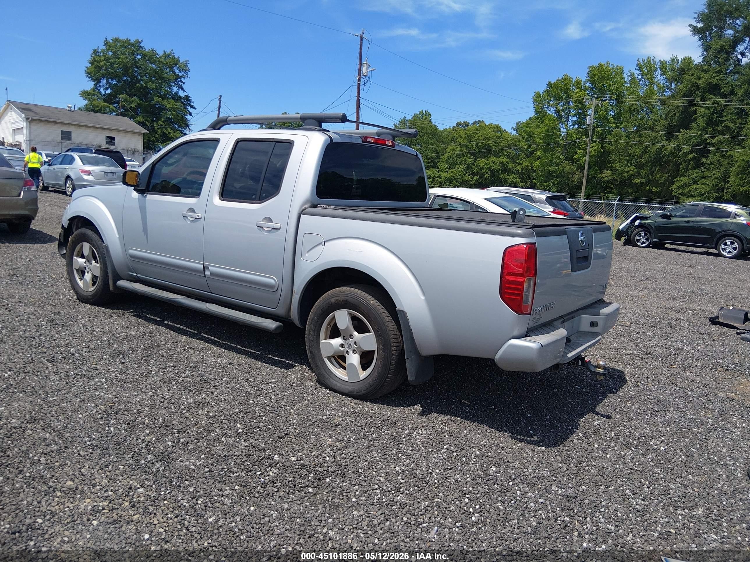 2008 Nissan Frontier Le Серебряный vin: 1N6AD07U58C450672