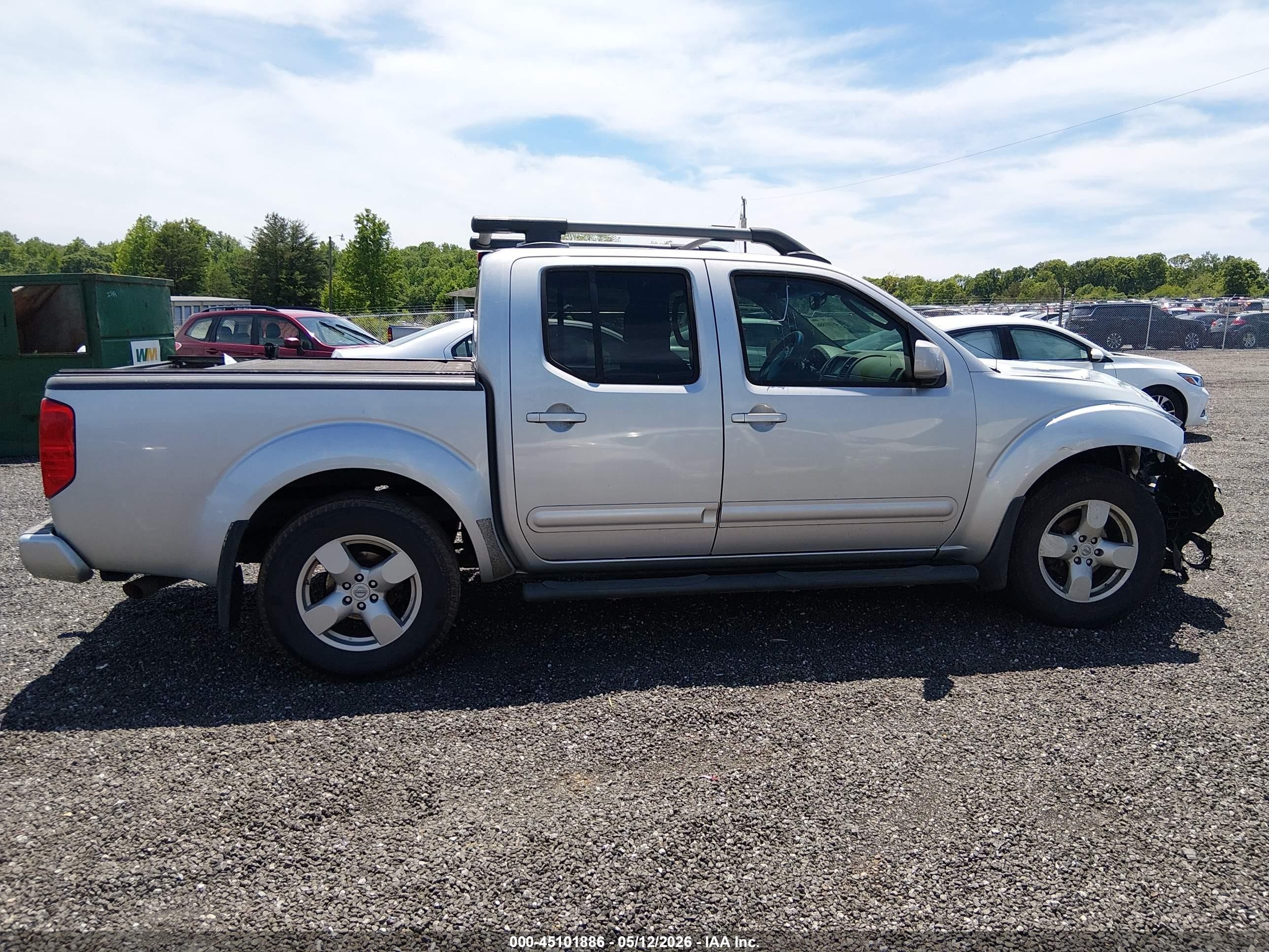 2008 Nissan Frontier Le Серебряный vin: 1N6AD07U58C450672