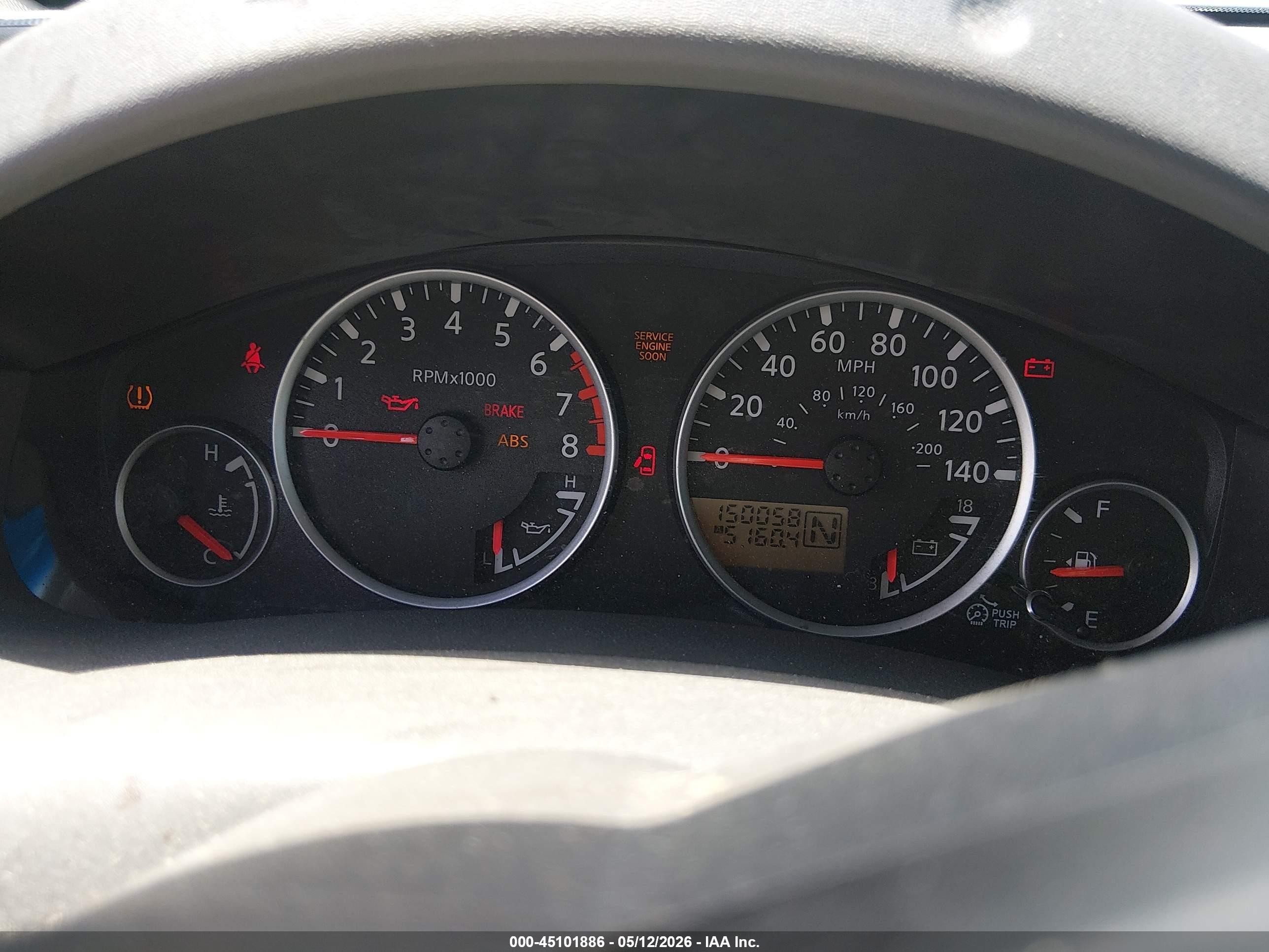 2008 Nissan Frontier Le Серебряный vin: 1N6AD07U58C450672