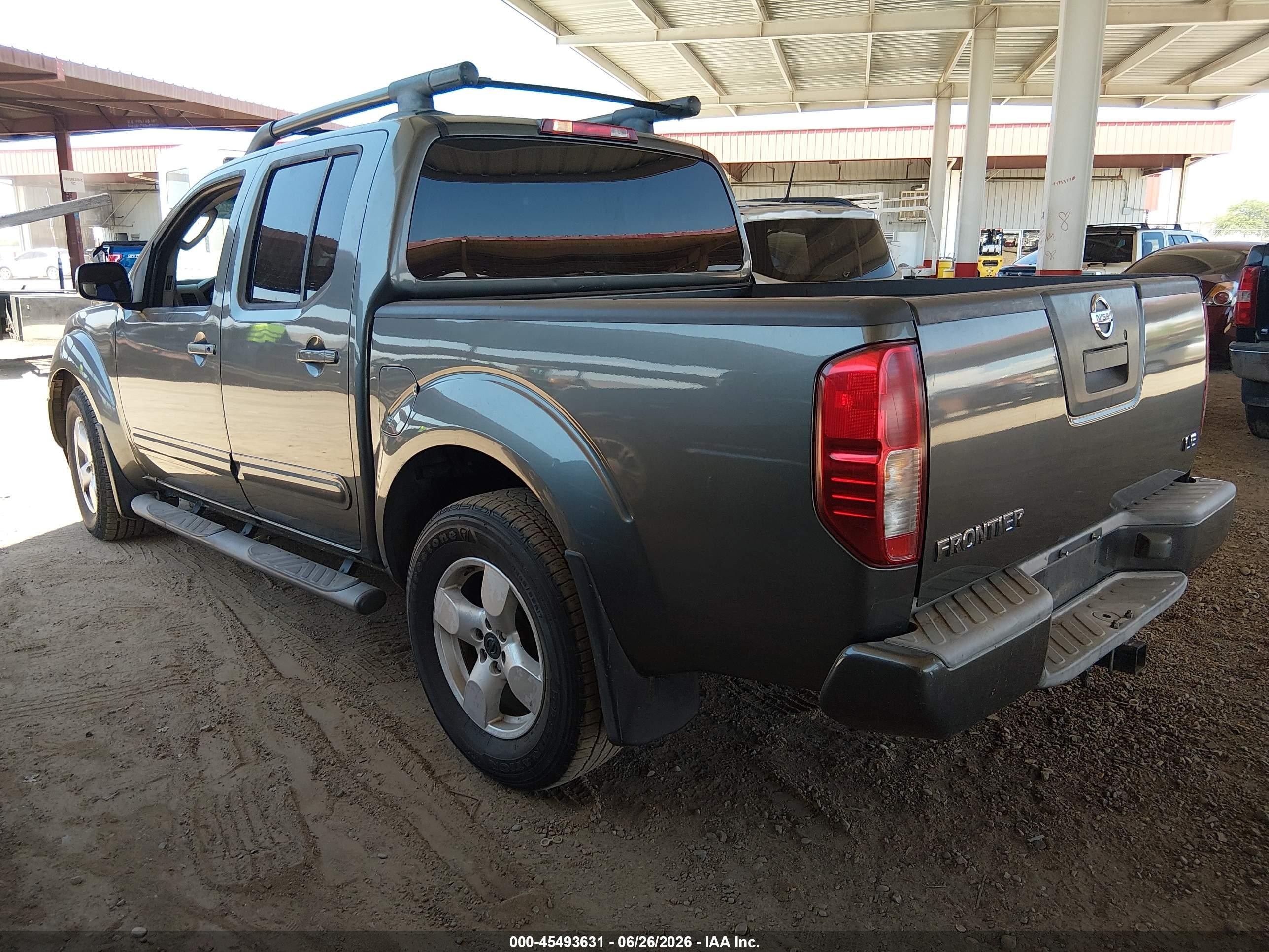 2005 Nissan Frontier 2wd Le Gray vin: 1N6AD07U65C455598