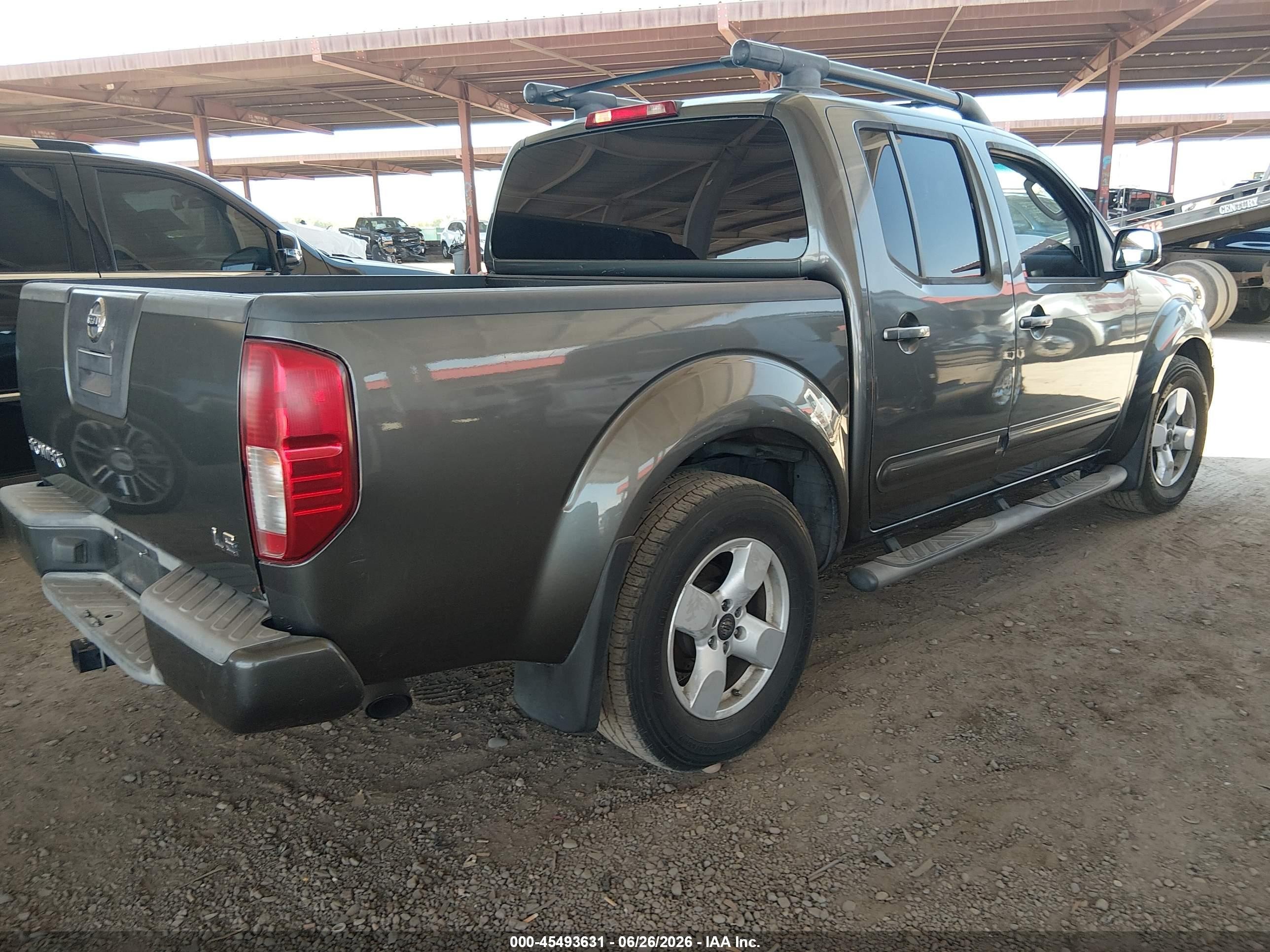 2005 Nissan Frontier 2wd Le Gray vin: 1N6AD07U65C455598