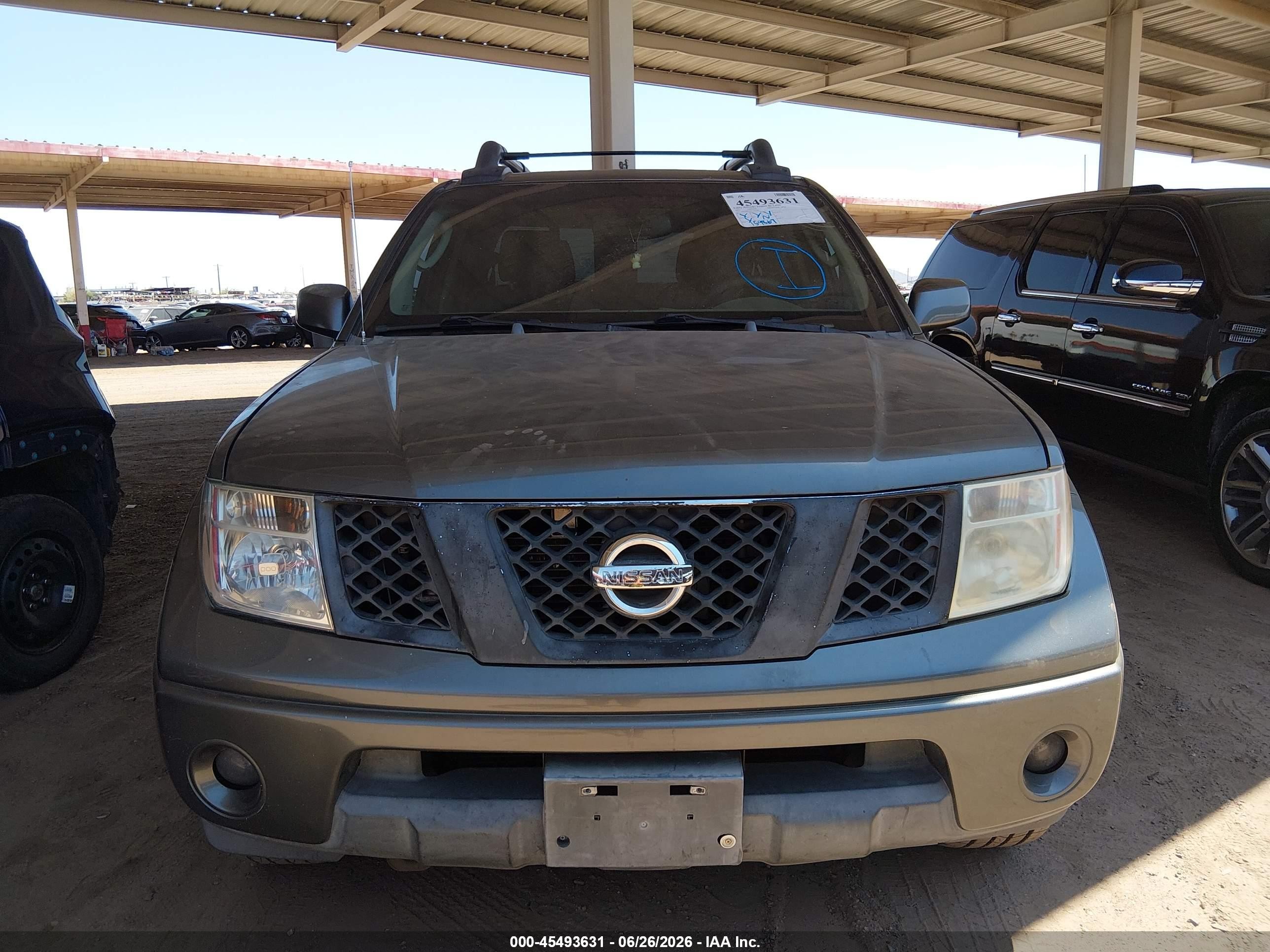 2005 Nissan Frontier 2wd Le Gray vin: 1N6AD07U65C455598