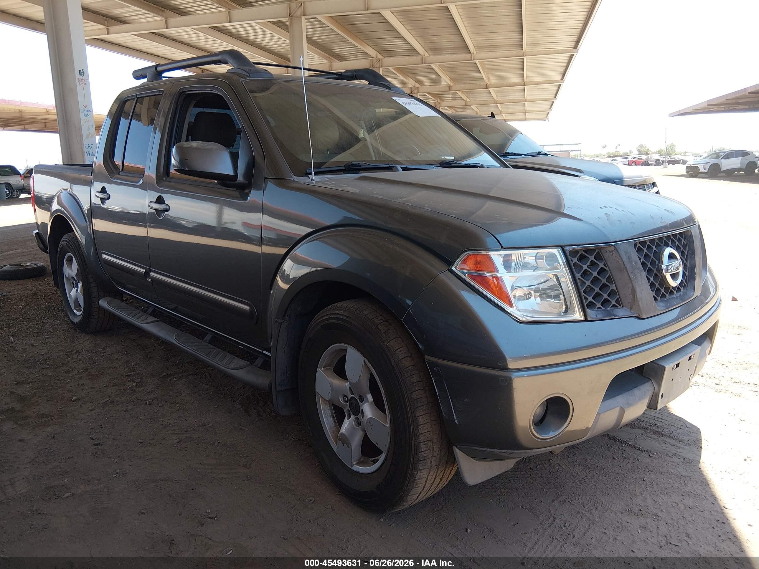 2005 Nissan Frontier 2wd Le Gray vin: 1N6AD07U65C455598