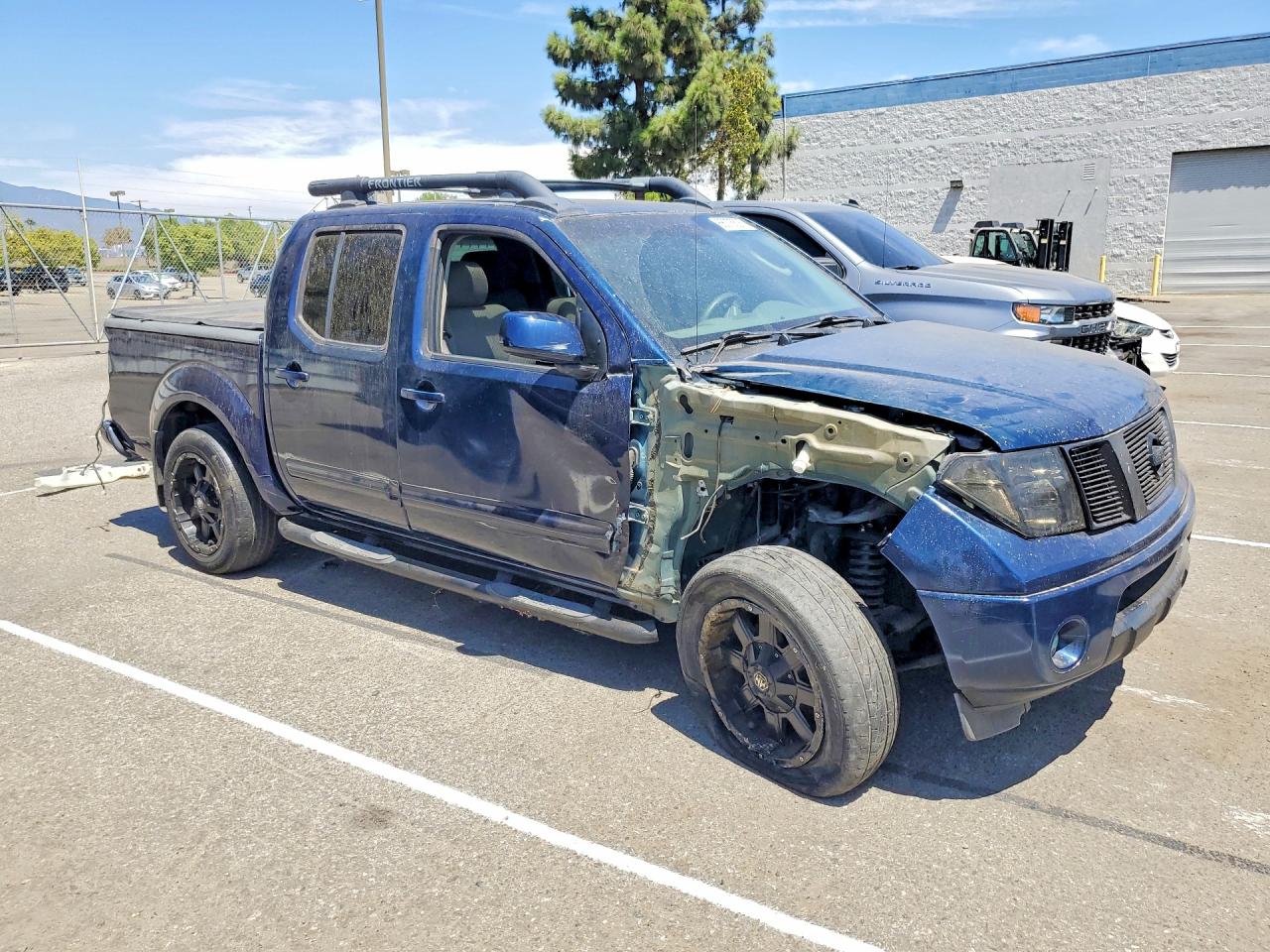 2006 Nissan Frontier Se Blue vin: 1N6AD07U66C406340
