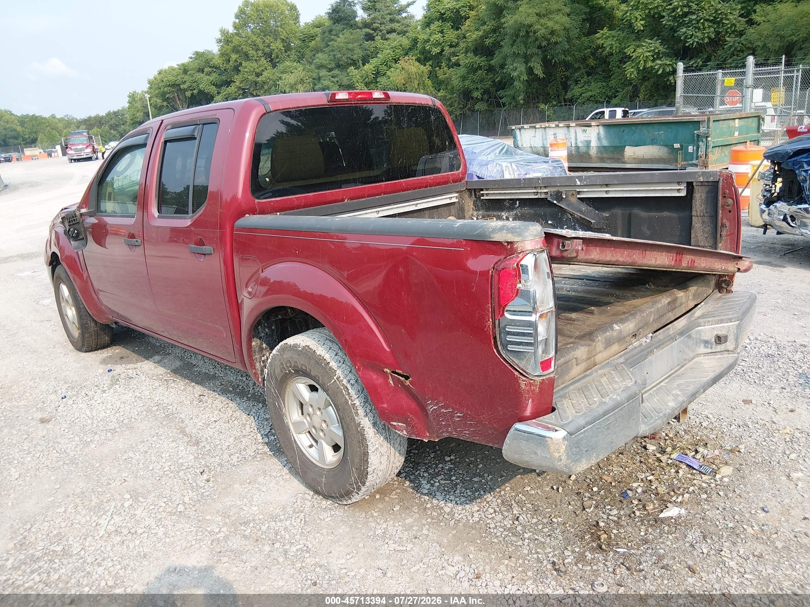 2006 Nissan Frontier Se Maroon vin: 1N6AD07U66C414213