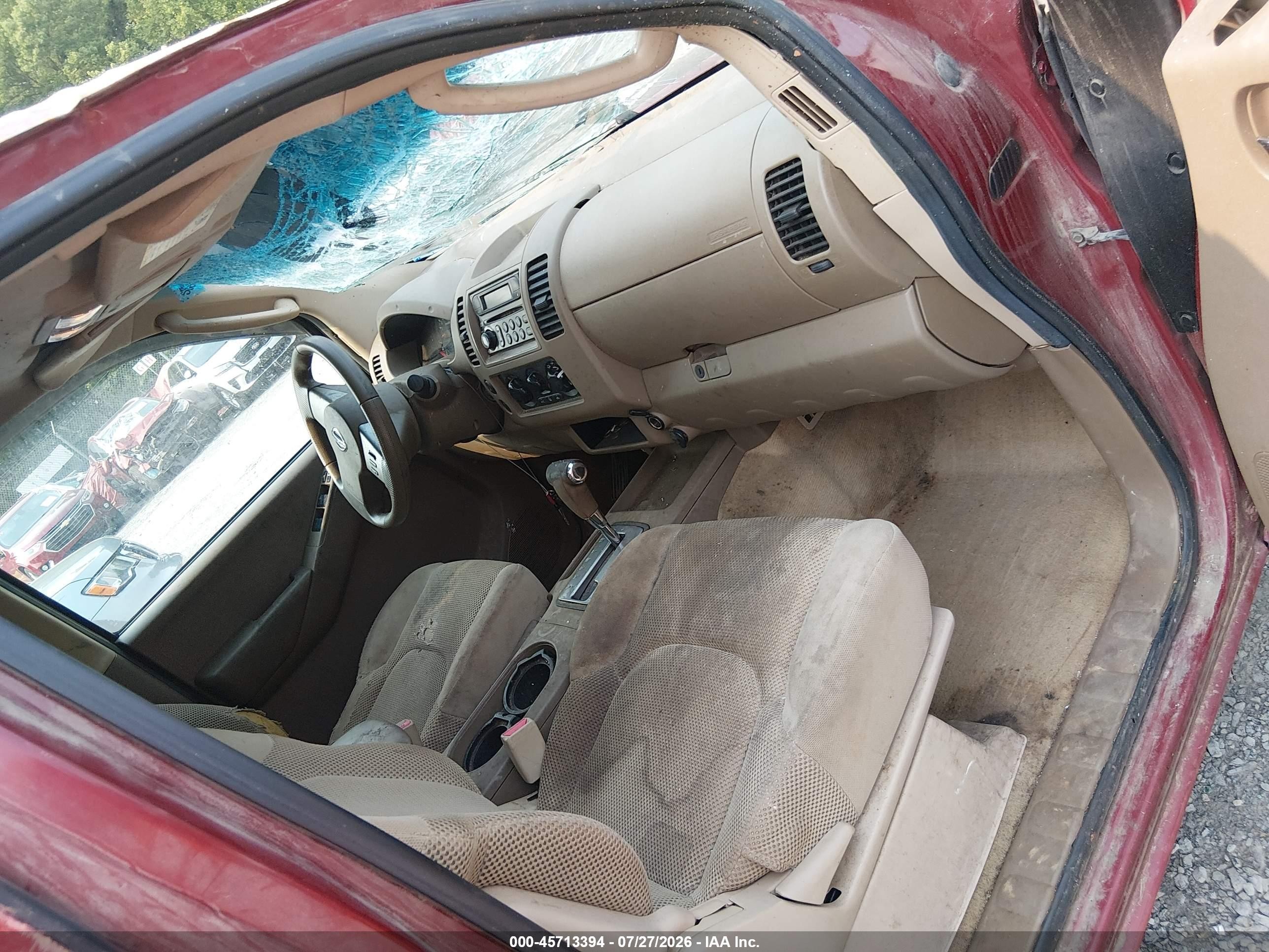 2006 Nissan Frontier Se Maroon vin: 1N6AD07U66C414213