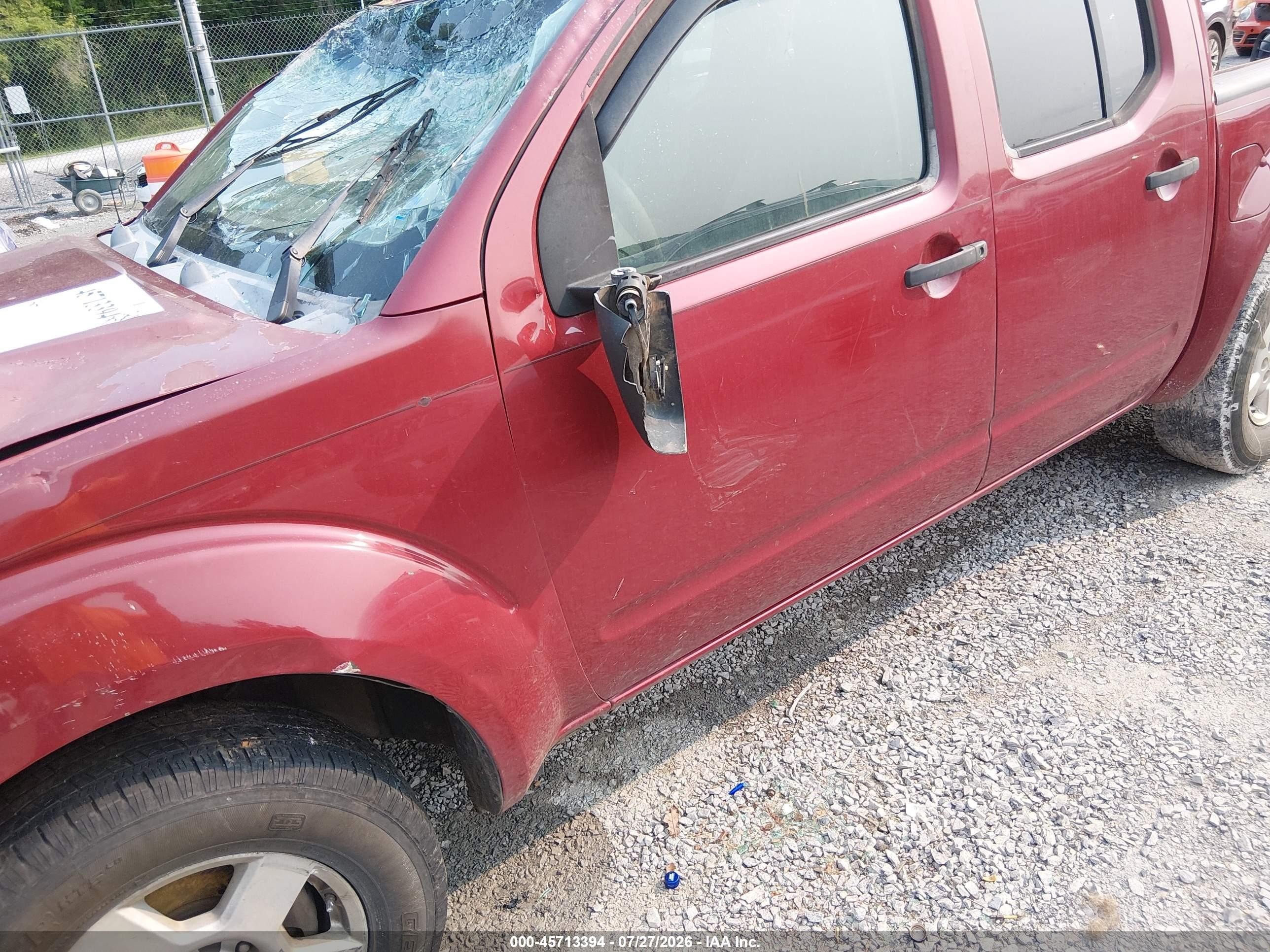 2006 Nissan Frontier Se Maroon vin: 1N6AD07U66C414213