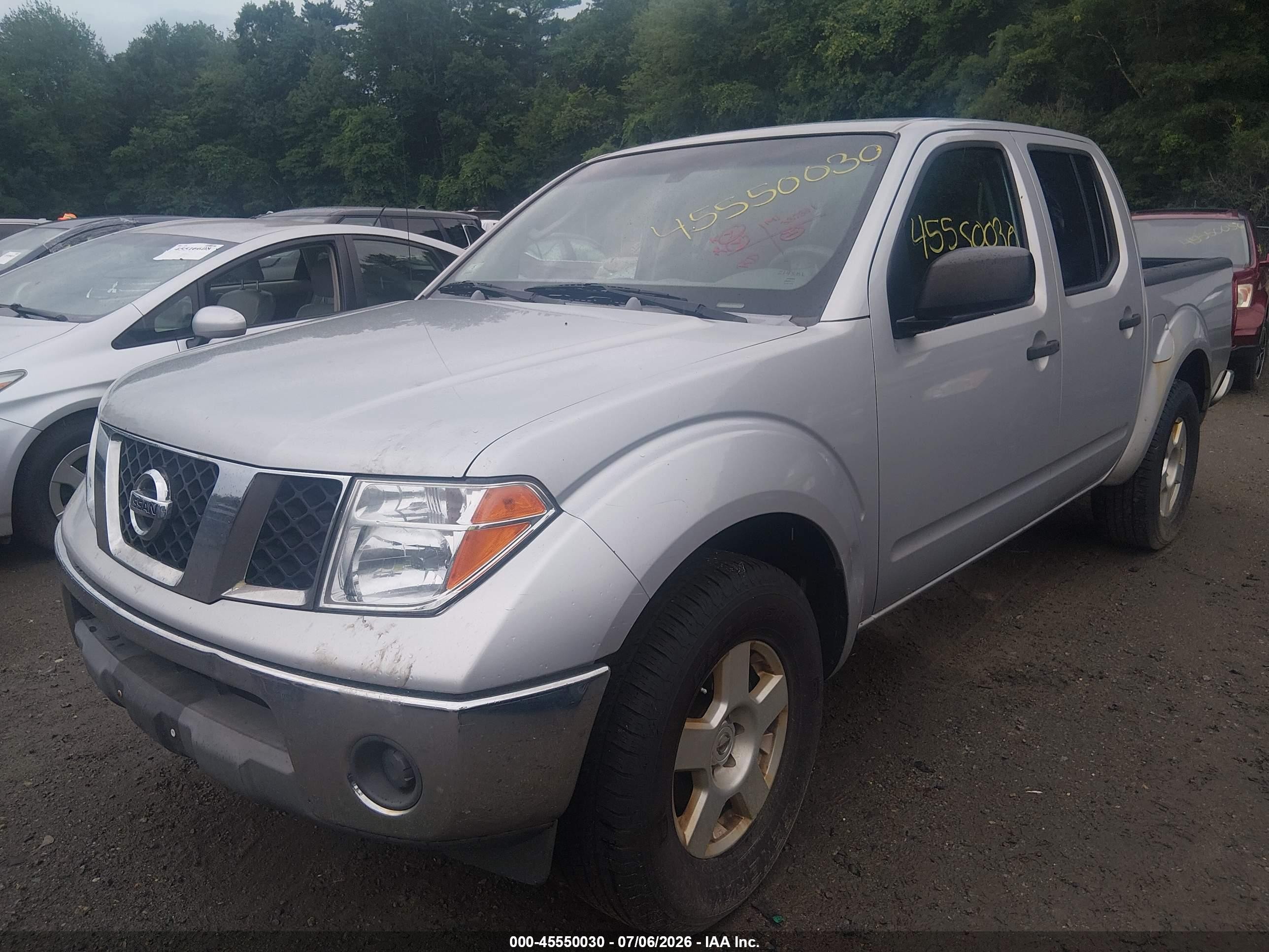 2006 Nissan Frontier Se Silver vin: 1N6AD07U66C433523